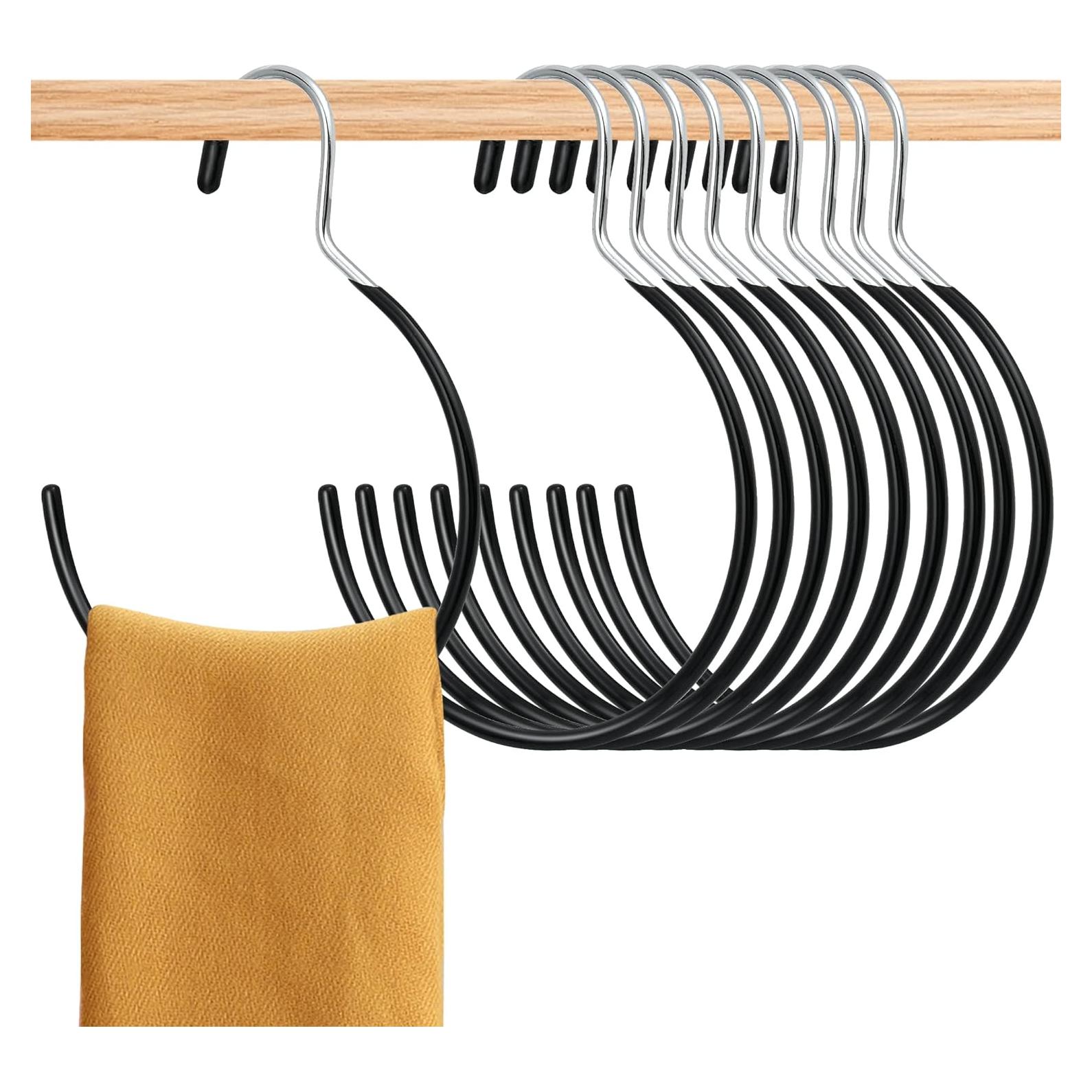 Ganchos Colgantes para Bufandas Aemygo 15 Pcs Antideslizantes