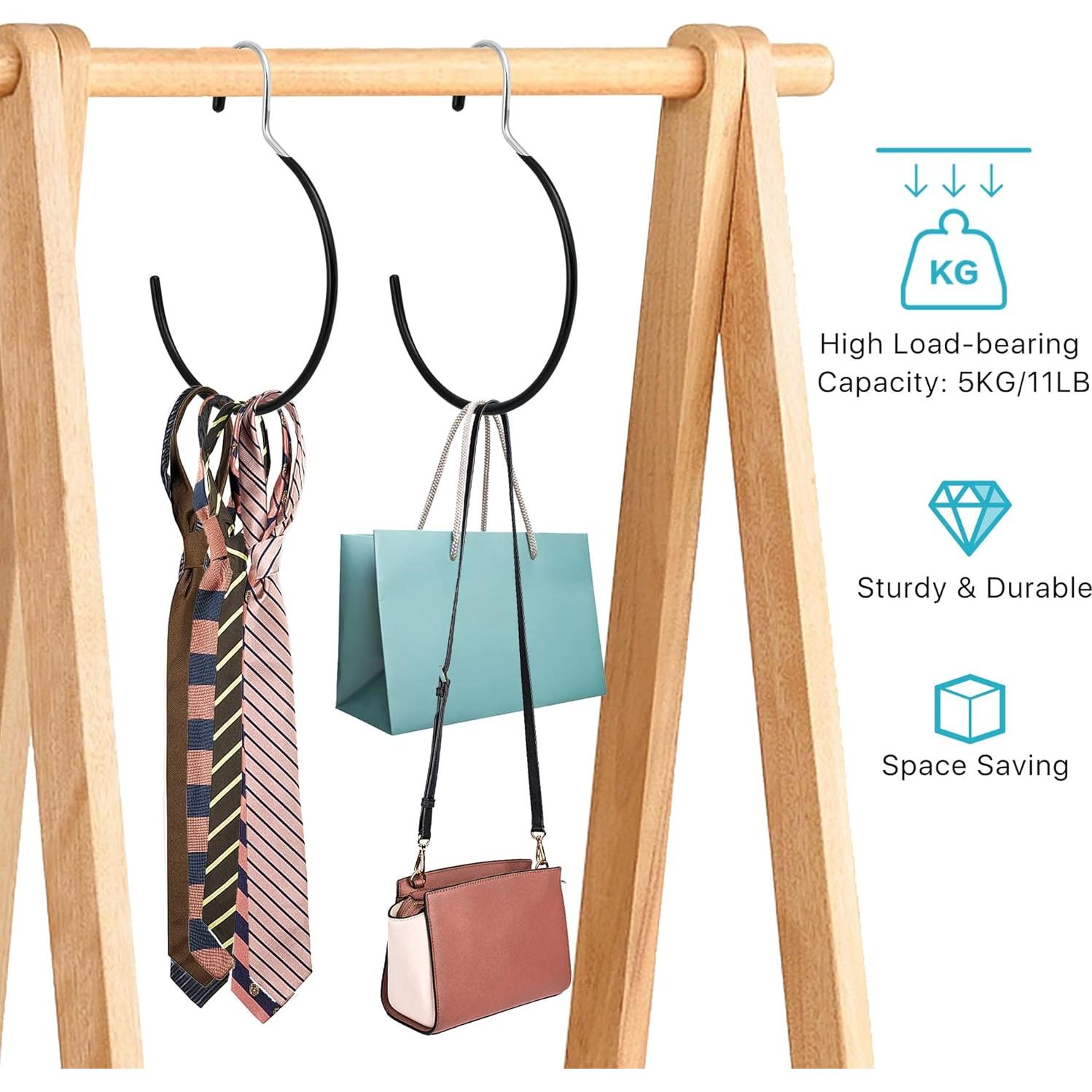 Ganchos Colgantes para Bufandas Aemygo 15 Pcs Antideslizantes