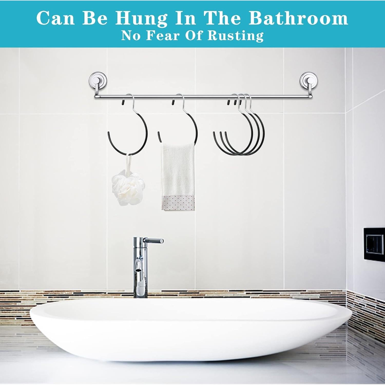 Ganchos Colgantes para Bufandas Aemygo 15 Pcs Antideslizantes