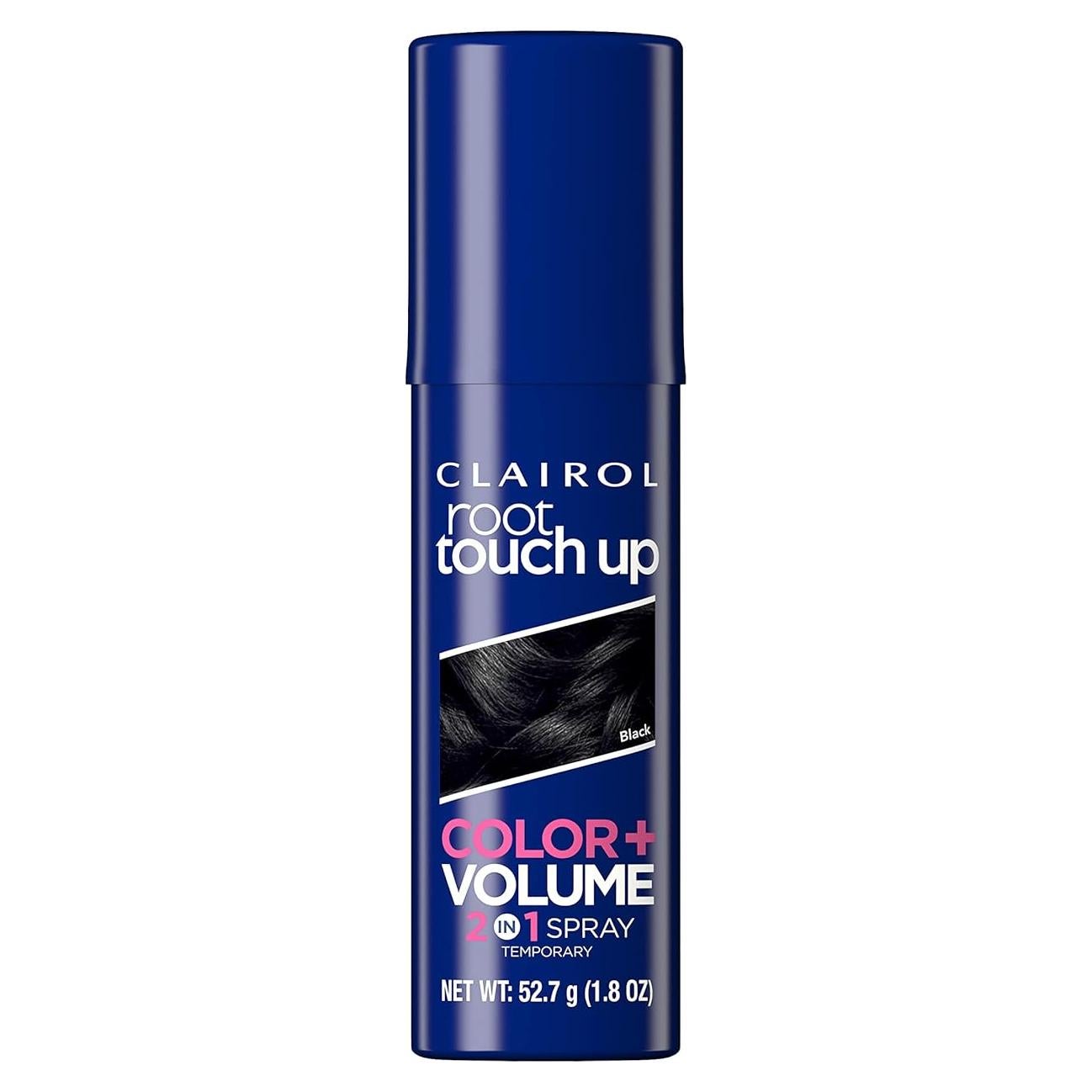 Clairol Raíz Tinte + Volumen Spray Temporal Negro 51g