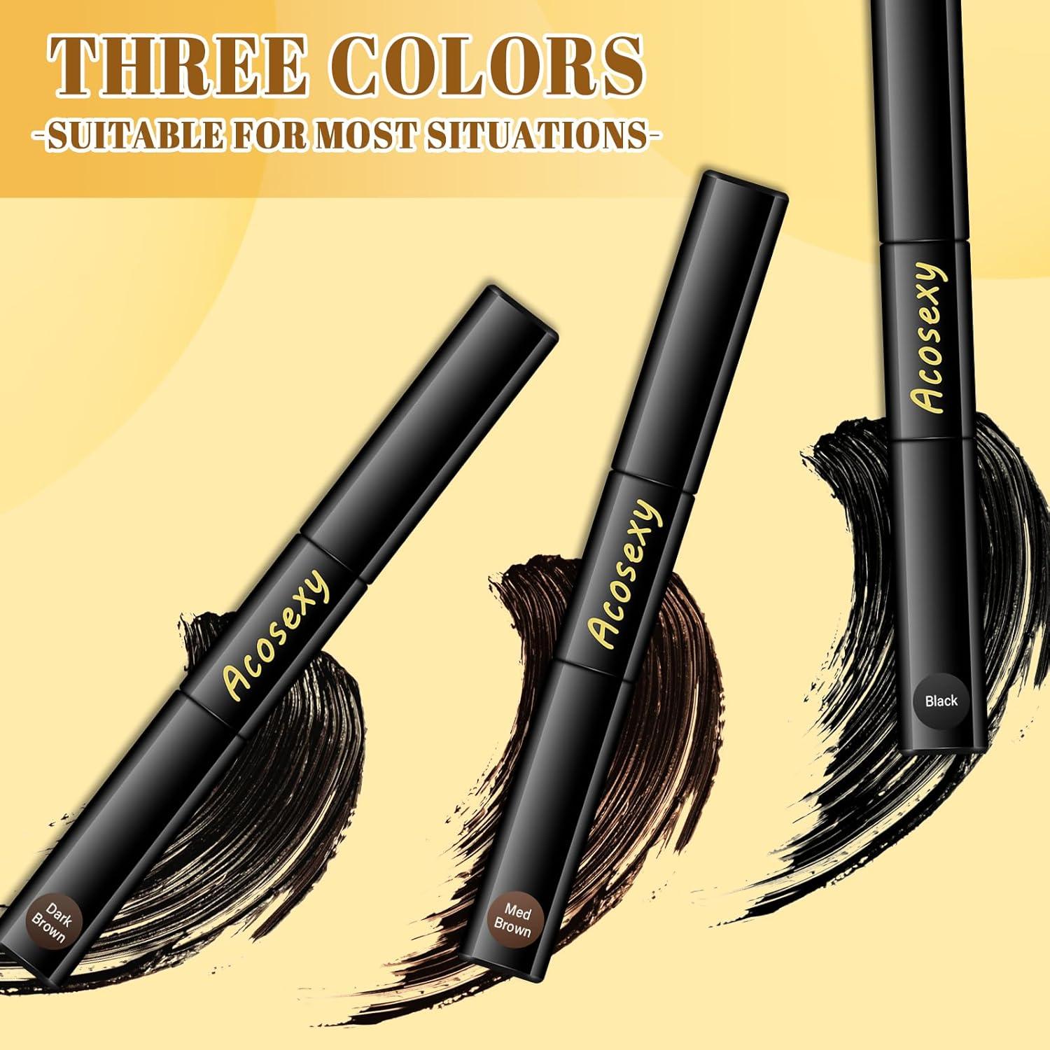 Tinte Temporal de Raíces Gris Acosexy - Marrón Oscuro 52 ml