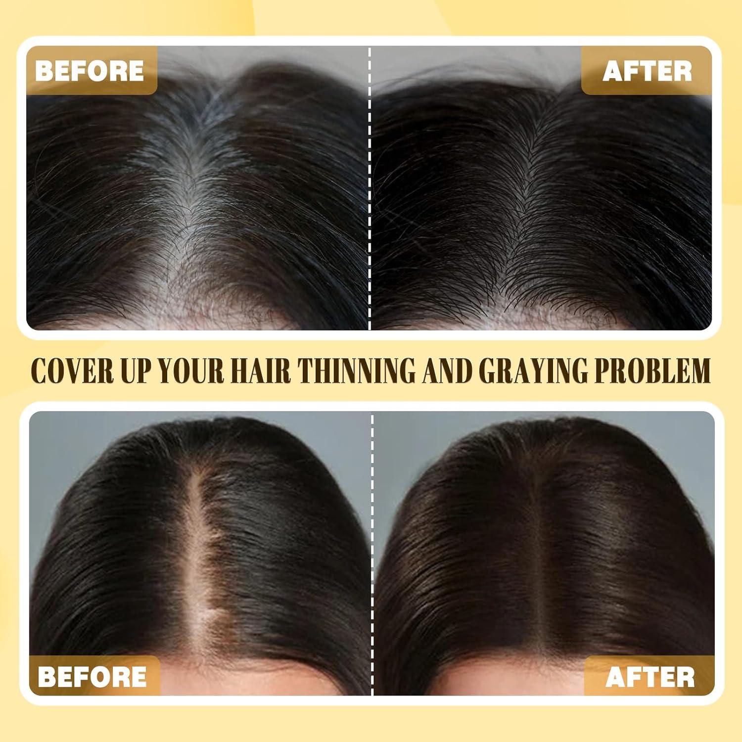 Tinte Temporal de Raíces Gris Acosexy - Marrón Oscuro 52 ml