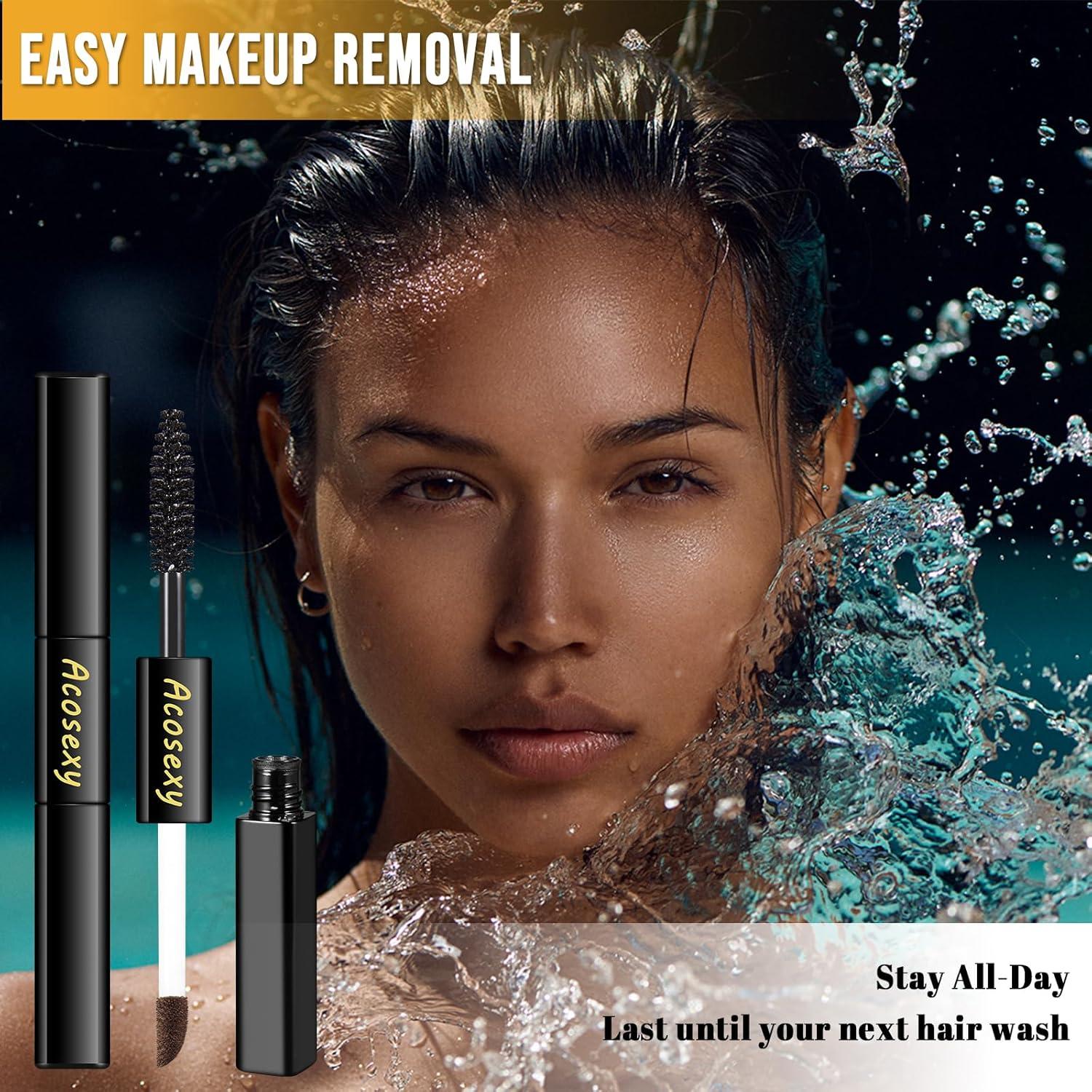 Tinte Temporal de Raíces Gris Acosexy - Marrón Oscuro 52 ml