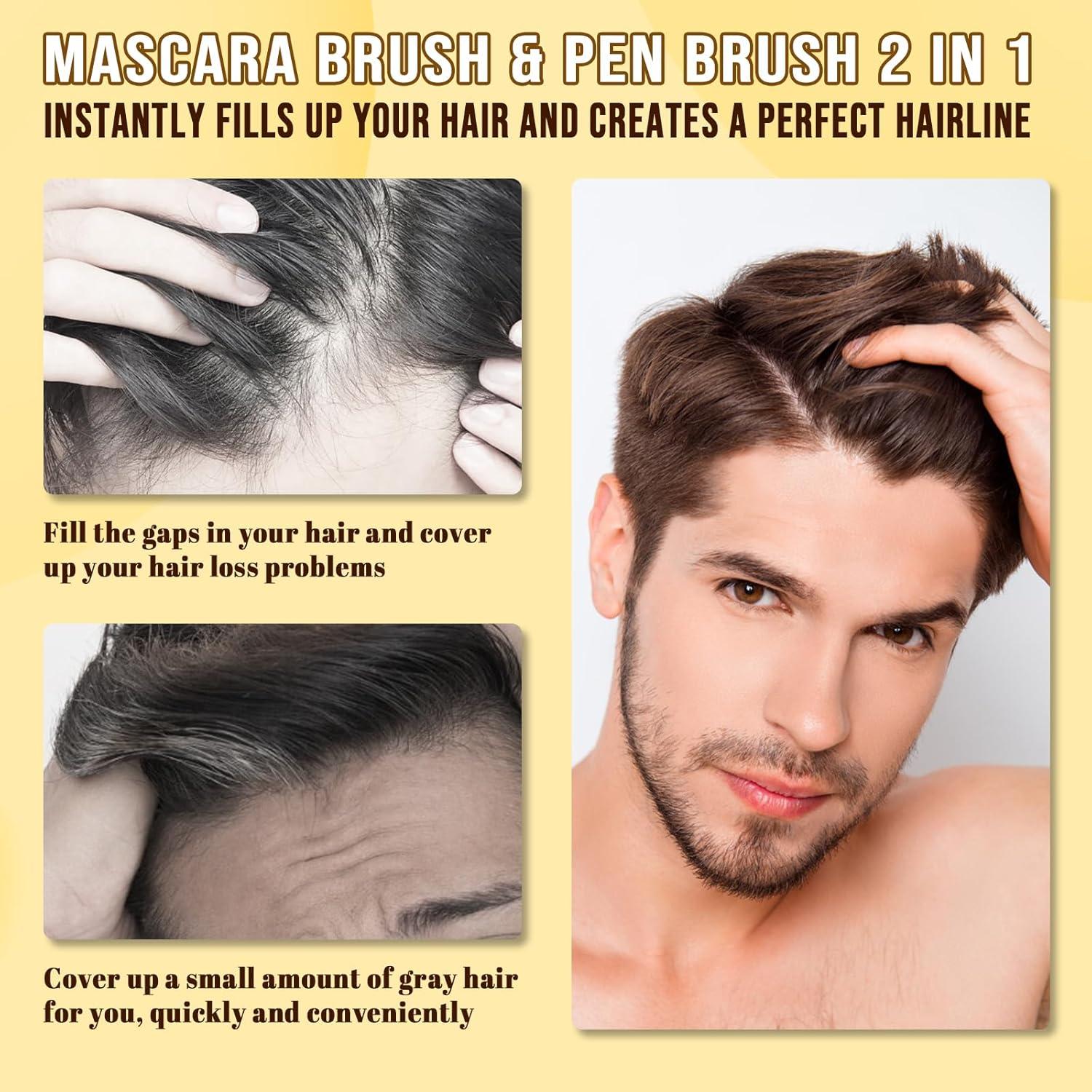 Tinte Temporal de Raíces Gris Acosexy - Marrón Oscuro 52 ml