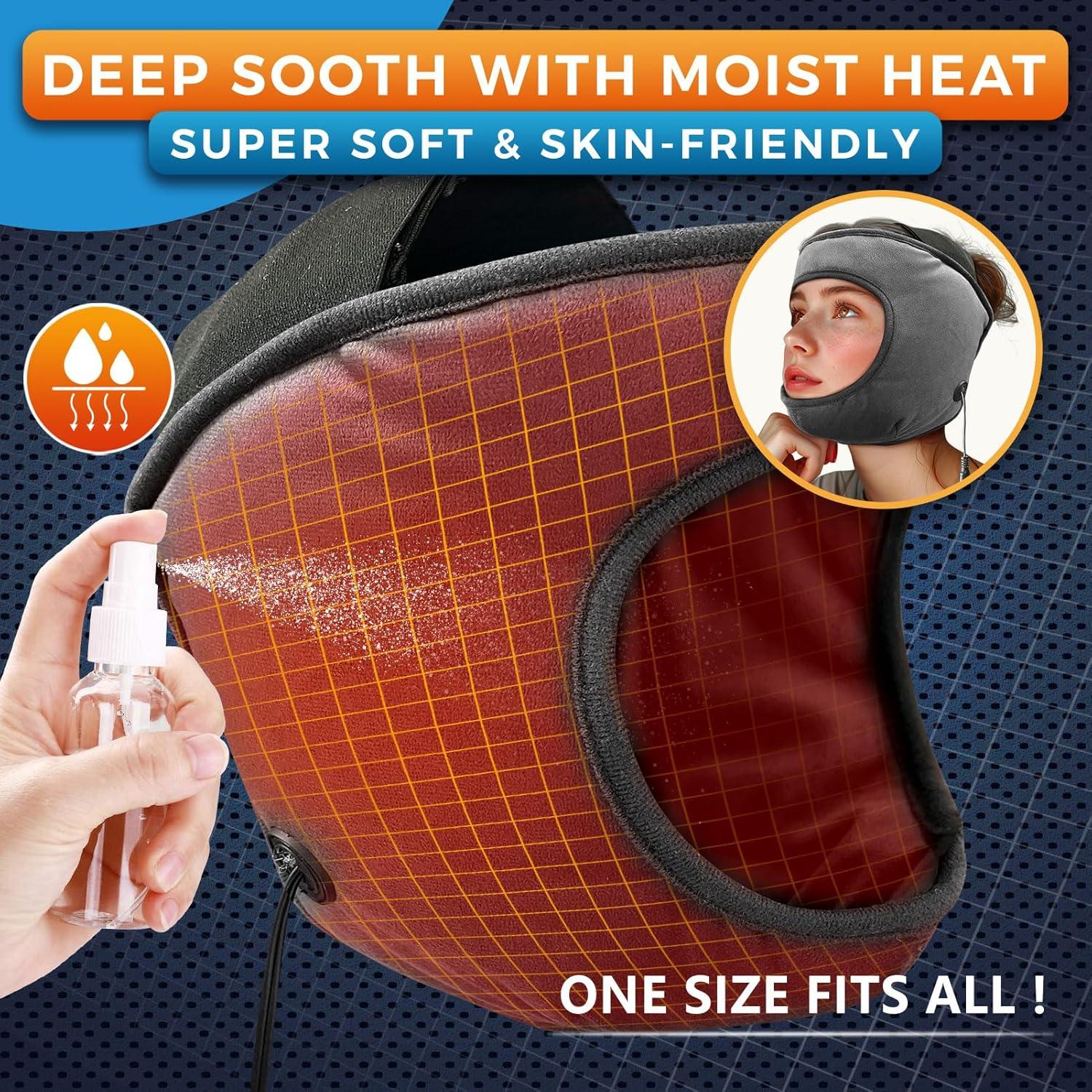 Almohadilla Térmica Eléctrica Sticro TMJ con Calor Húmedo