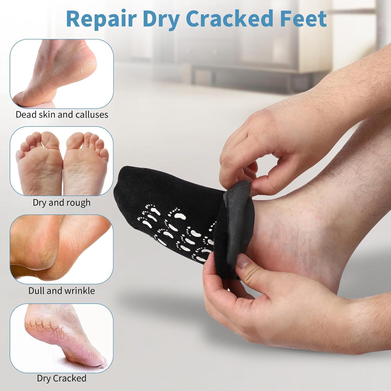 Calcetines Hidratantes de Silicona ALUROICE Talla L 1 Par