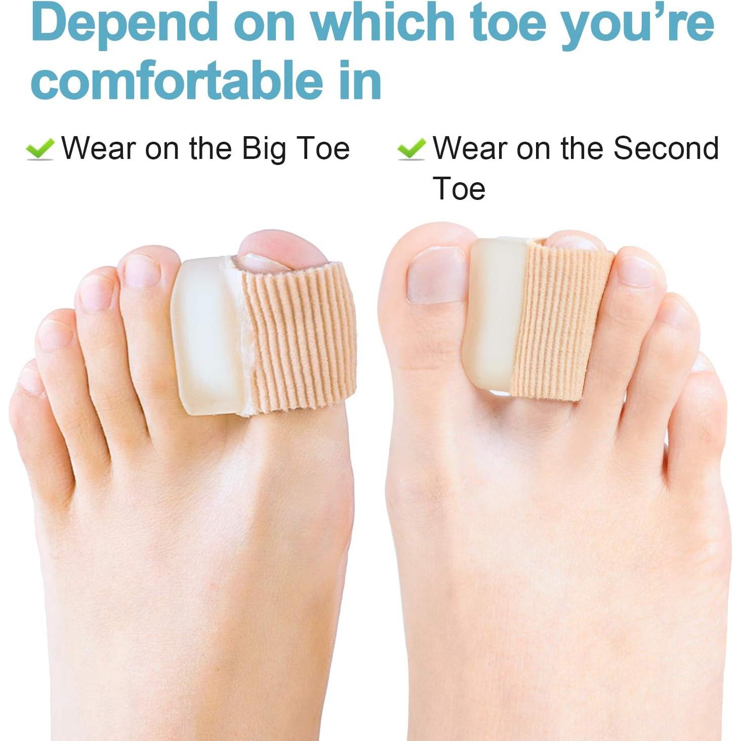 Separadores de Dedos de Gel Povihome 6 Pack para Juanetes