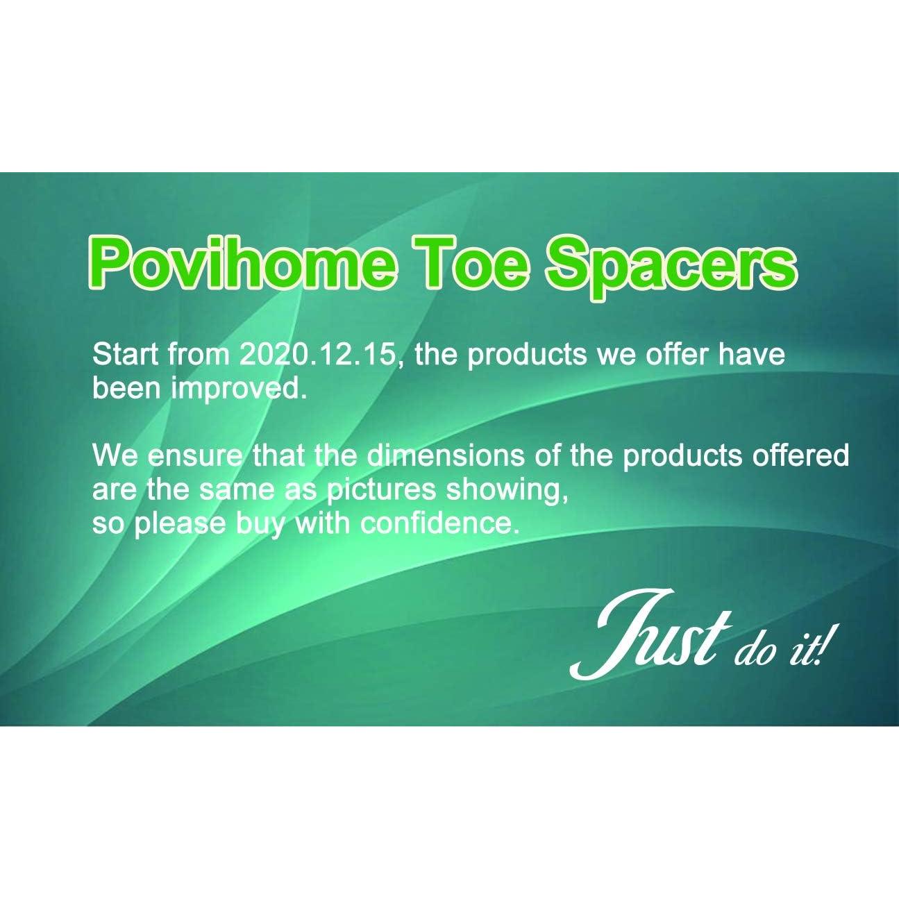 Separadores de Dedos de Gel Povihome 6 Pack para Juanetes