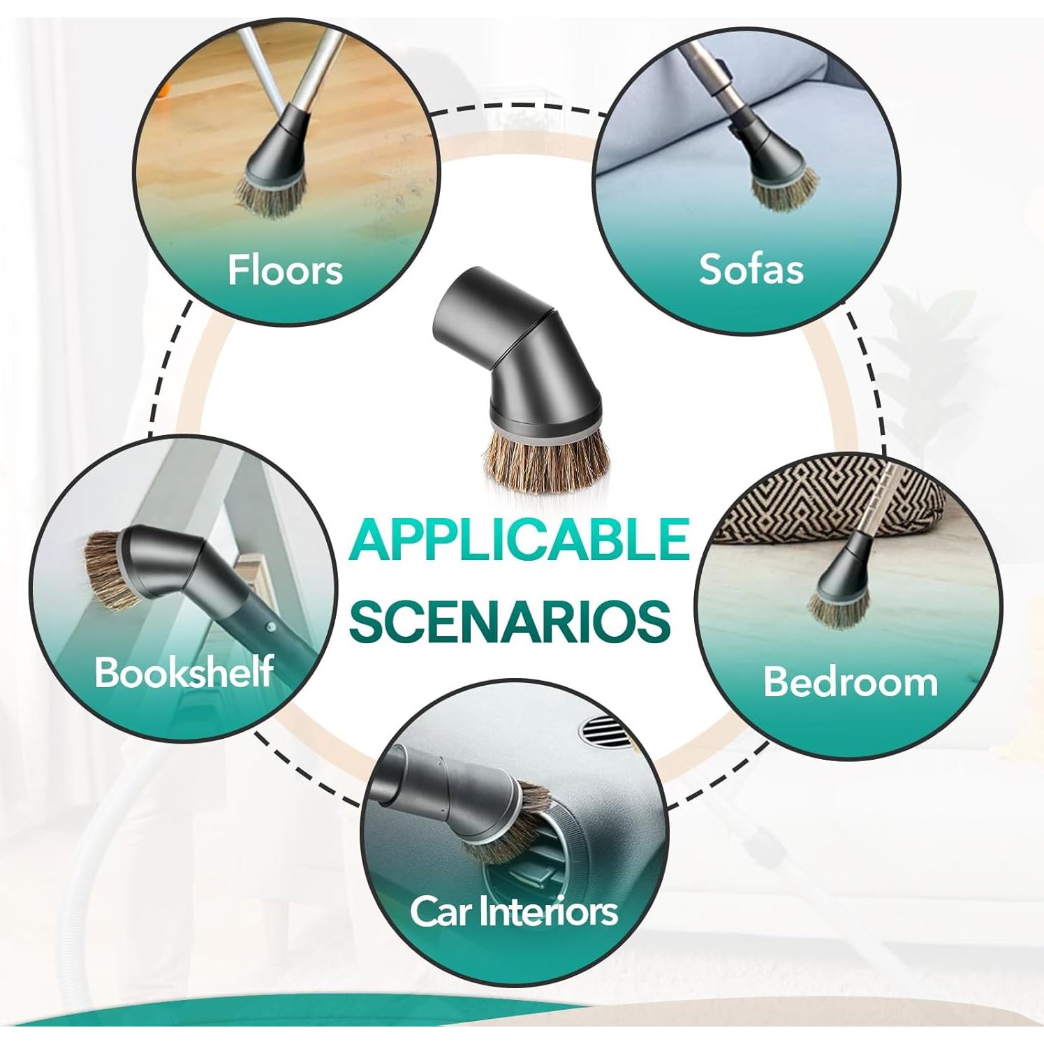 Cepillo de Polvo Giratorio 35mm Gfdoso para Aspiradora Miele