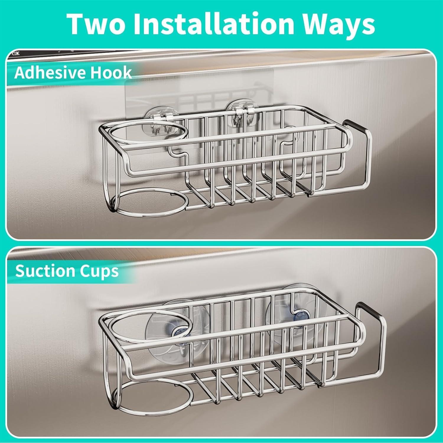 Soporte para Esponjas de Fregadero HapiRm Acero Inoxidable 22.1cm