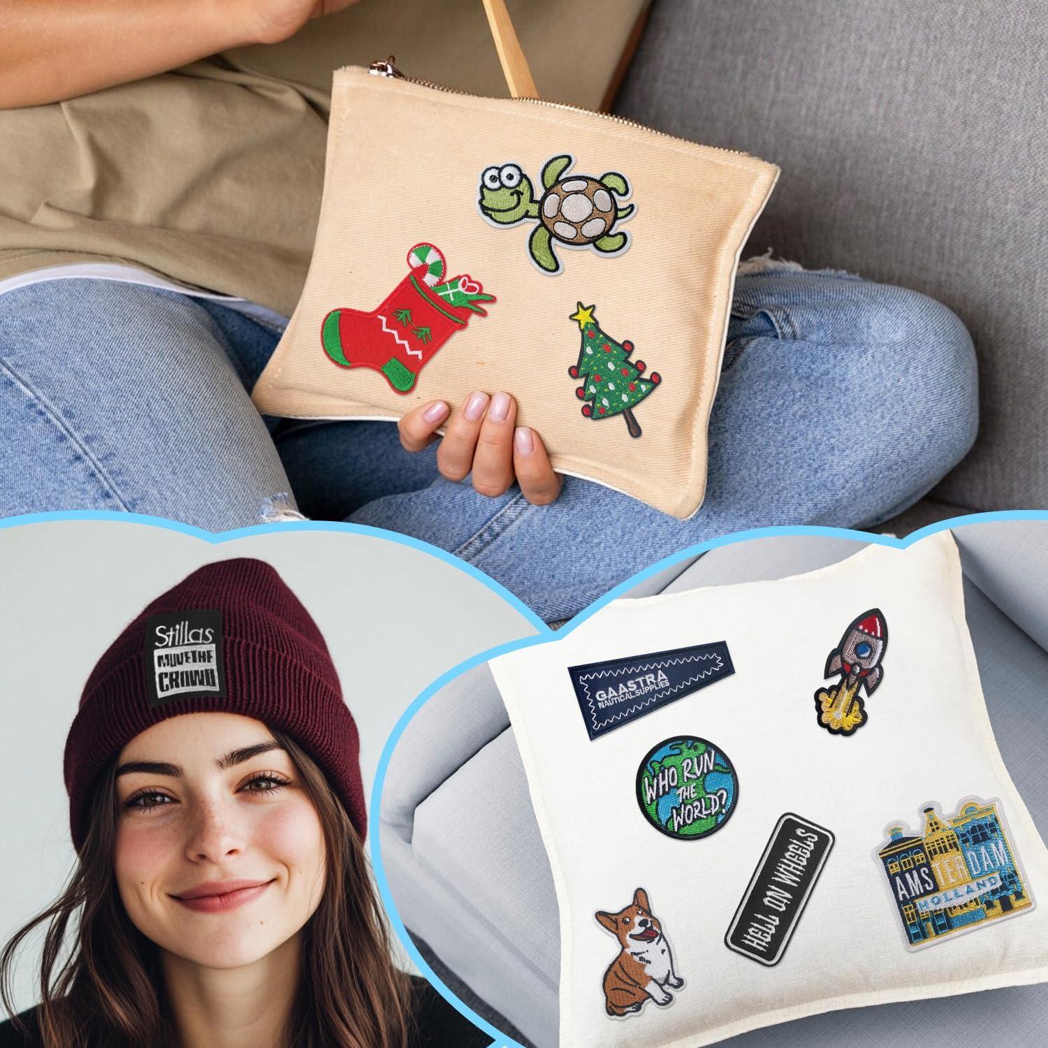 100 Parches Bordados IANZE para Coser o Planchar - Estilos Variados