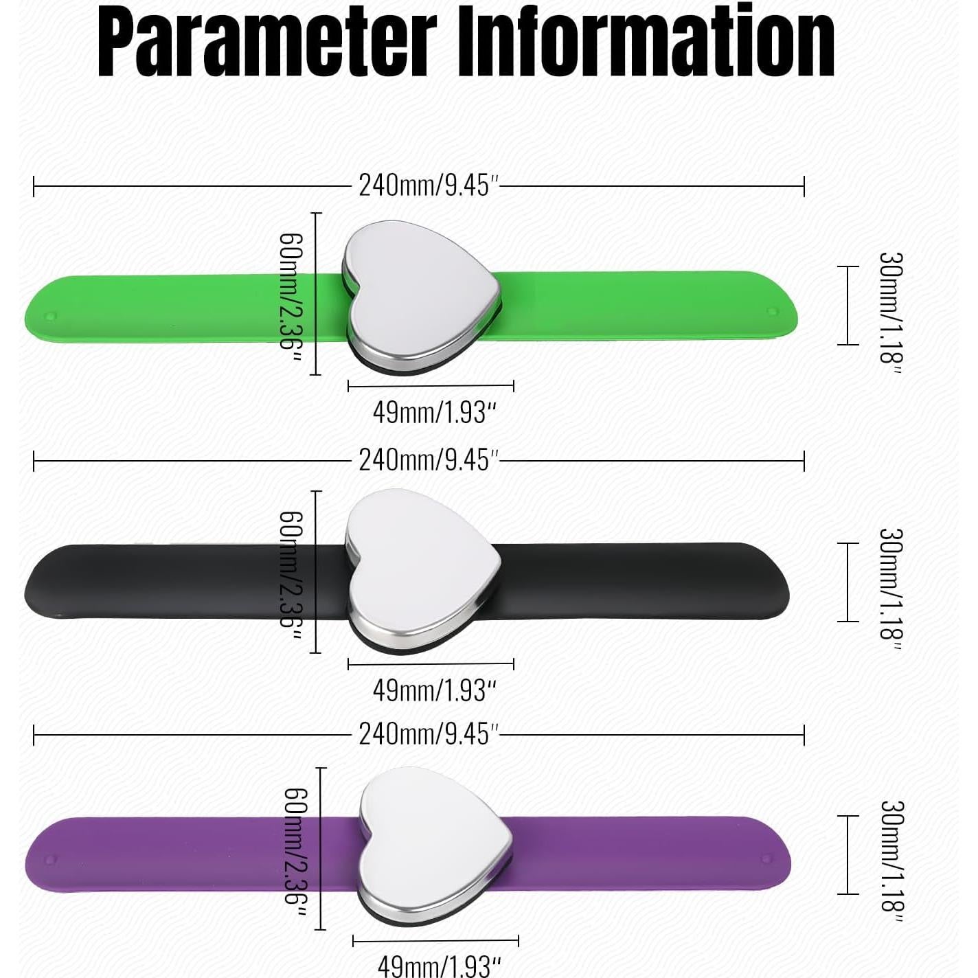 3 Soportes Magnéticos para Alfileres de Muñeca AKZYTUE - Silicona