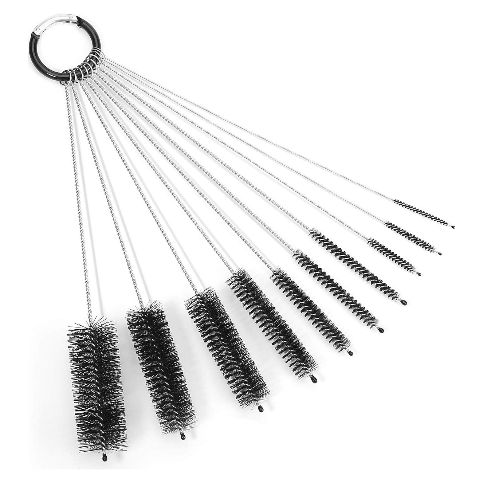 Juego de 10 Cepillos de Tubo de Nylon 21 cm - MOSOLAN