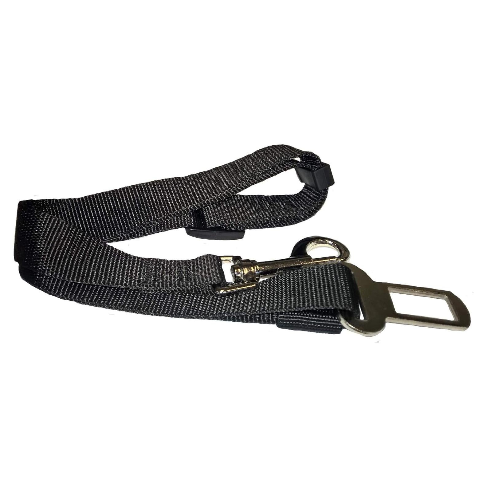 Cinturón de Seguridad Ajustable para Mascotas Furhaven - Negro