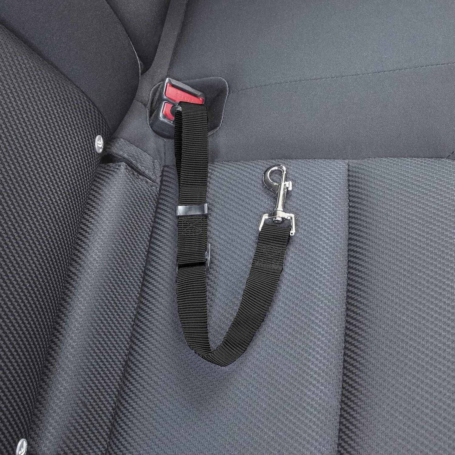 Cinturón de Seguridad Ajustable para Mascotas Furhaven - Negro