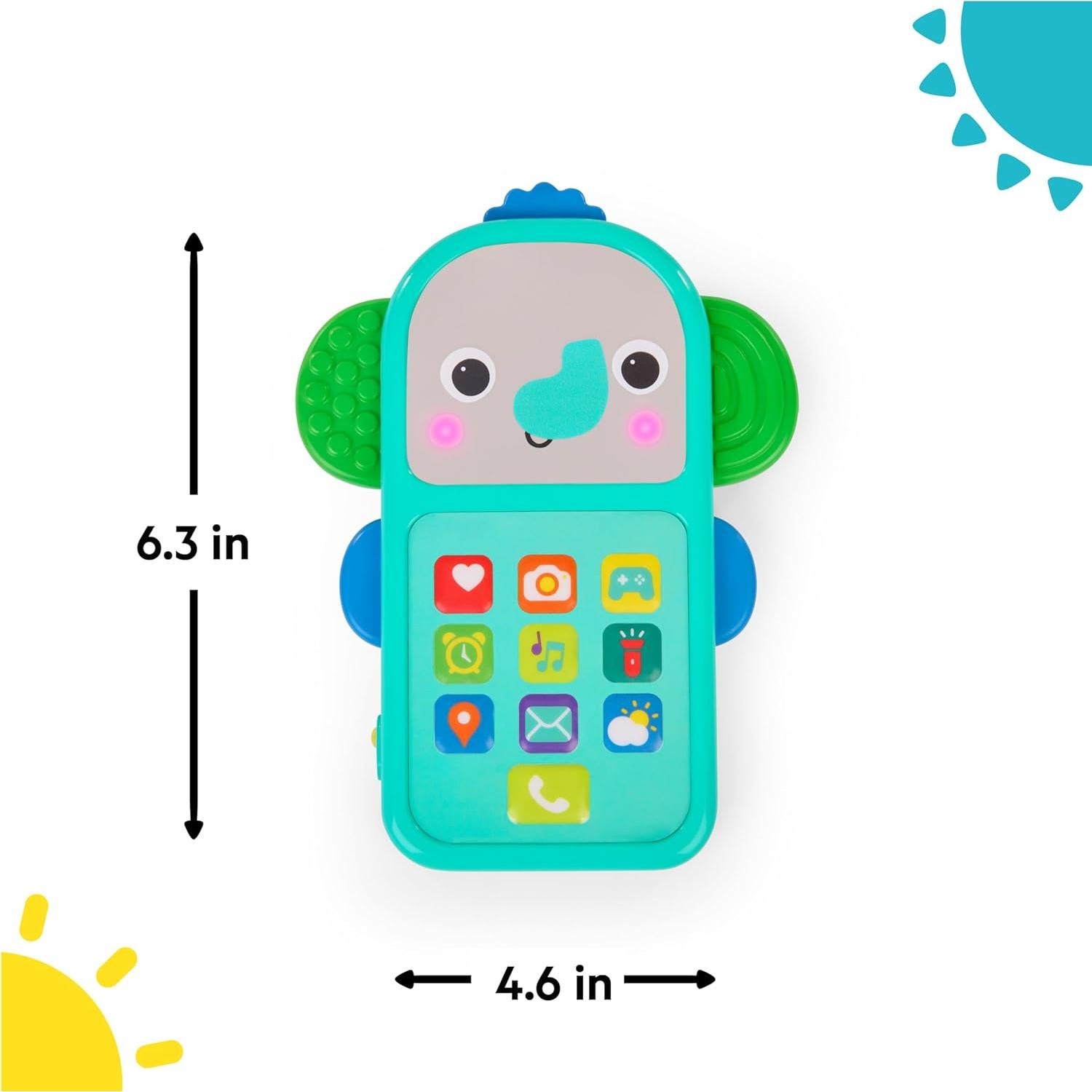 Teléfono Musical Elephone Bright Starts para Bebés 6+ Meses