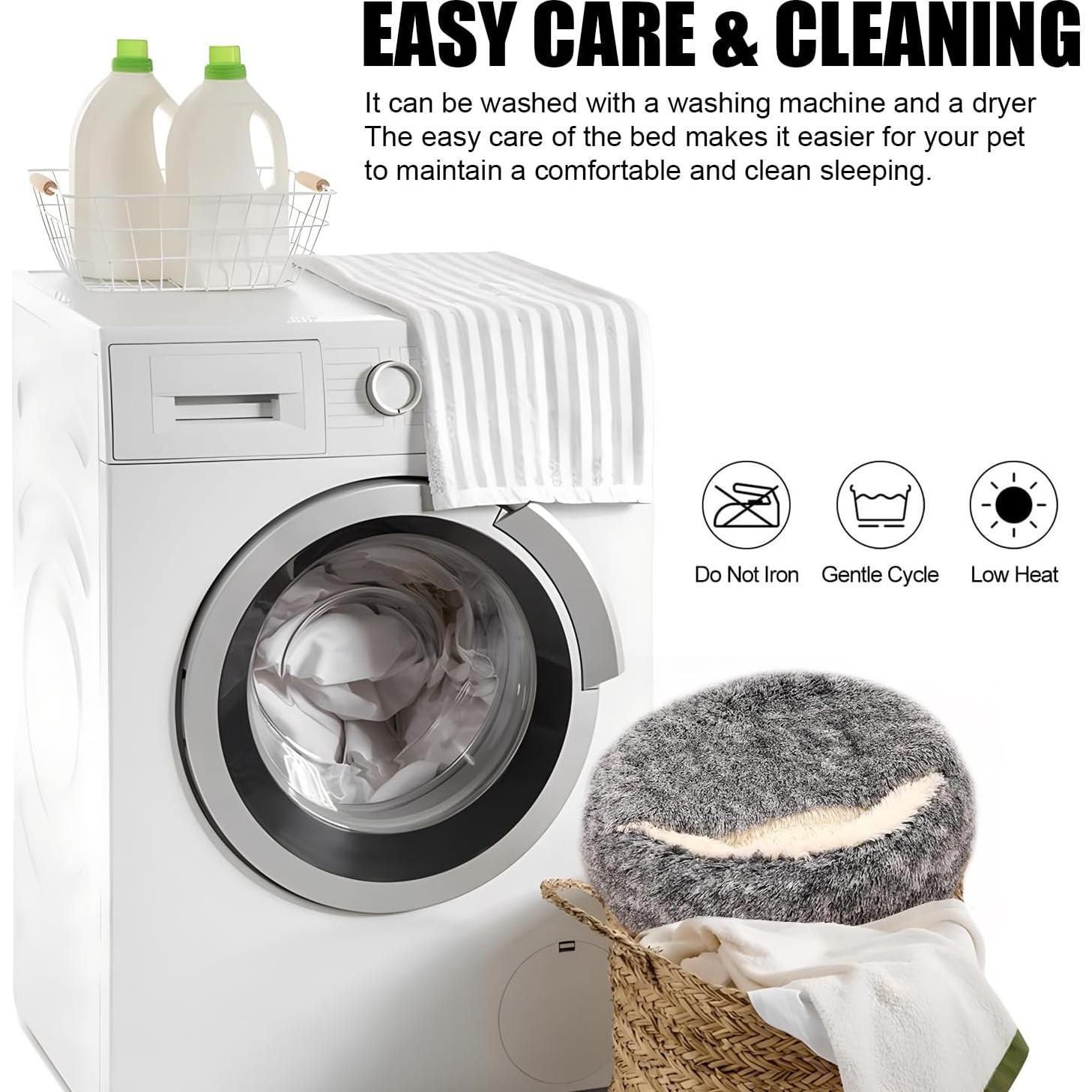 Cama para Gatos y Perros Pequeños FORMYCATIE 50.8x50.8cm Gris