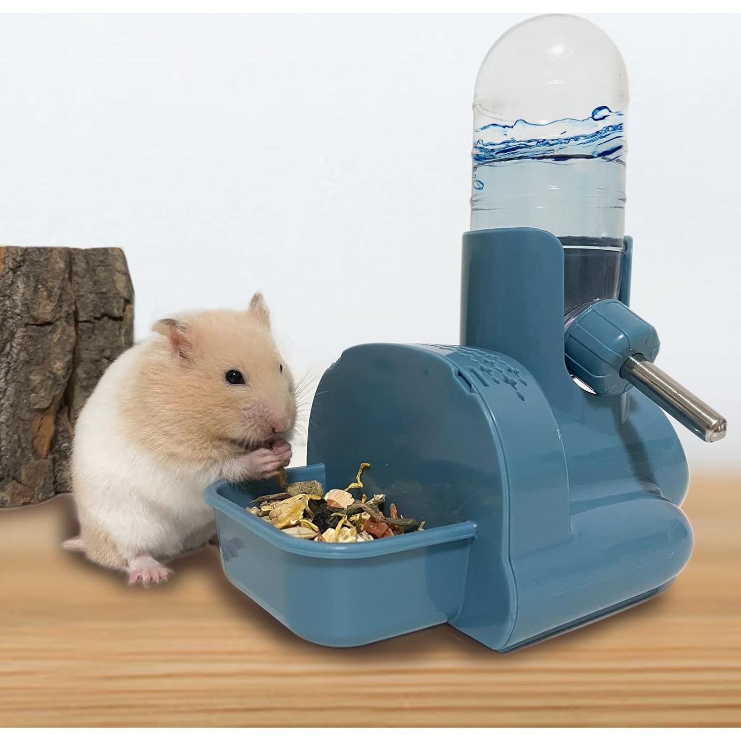 Botella de Agua 3 en 1 VANNON para Hámster 120ml a Prueba de Fugas