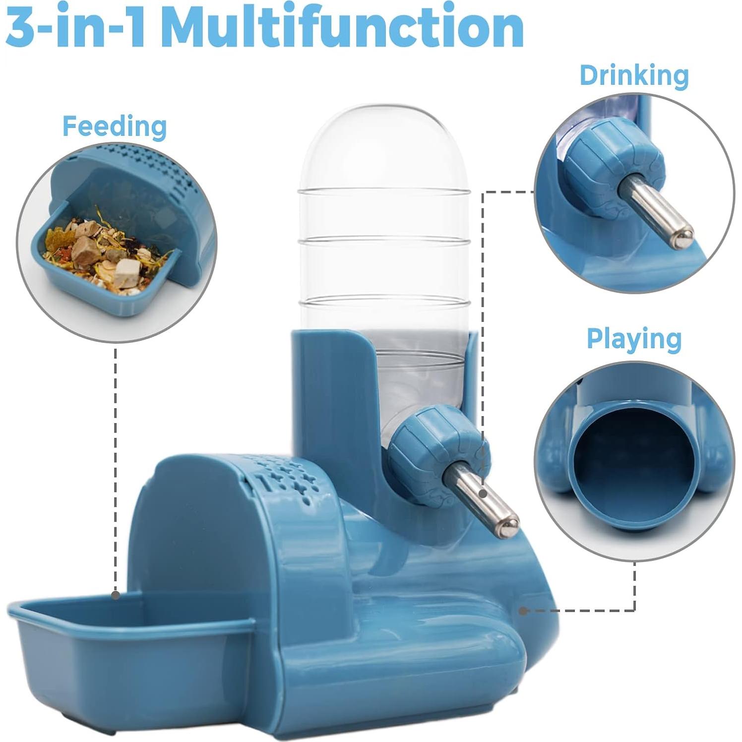 Botella de Agua 3 en 1 VANNON para Hámster 120ml a Prueba de Fugas