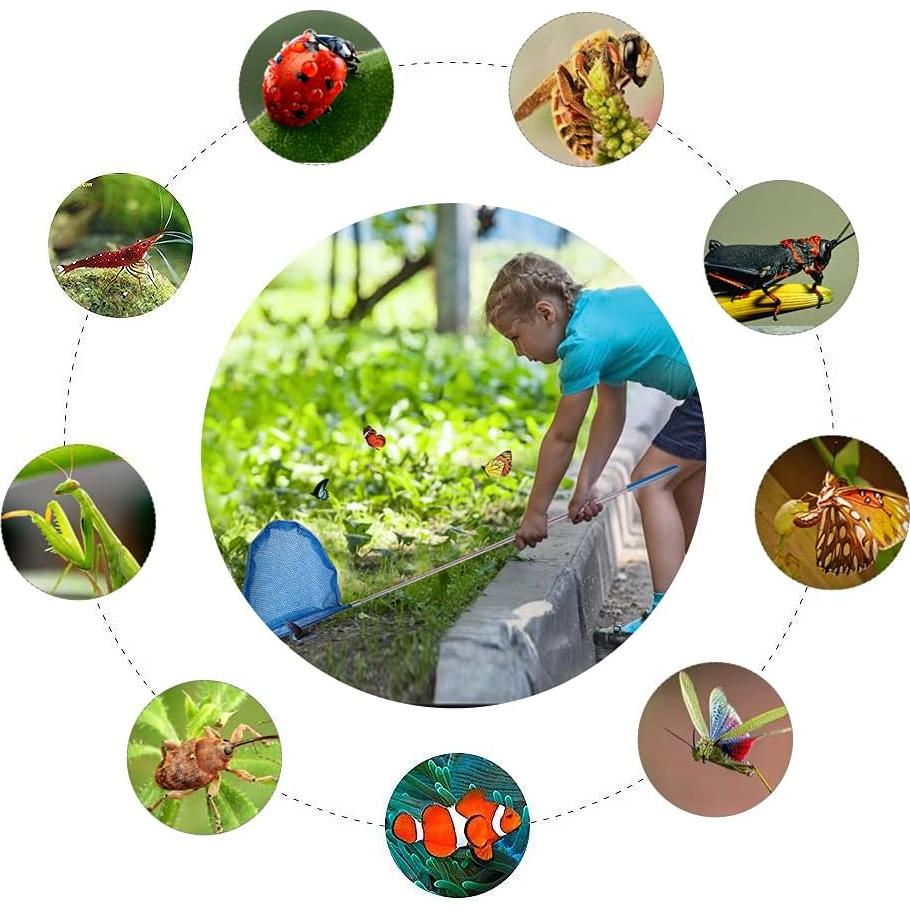 Red de Pesca de Mariposas Telescópica NAODONGLI 86.9 cm