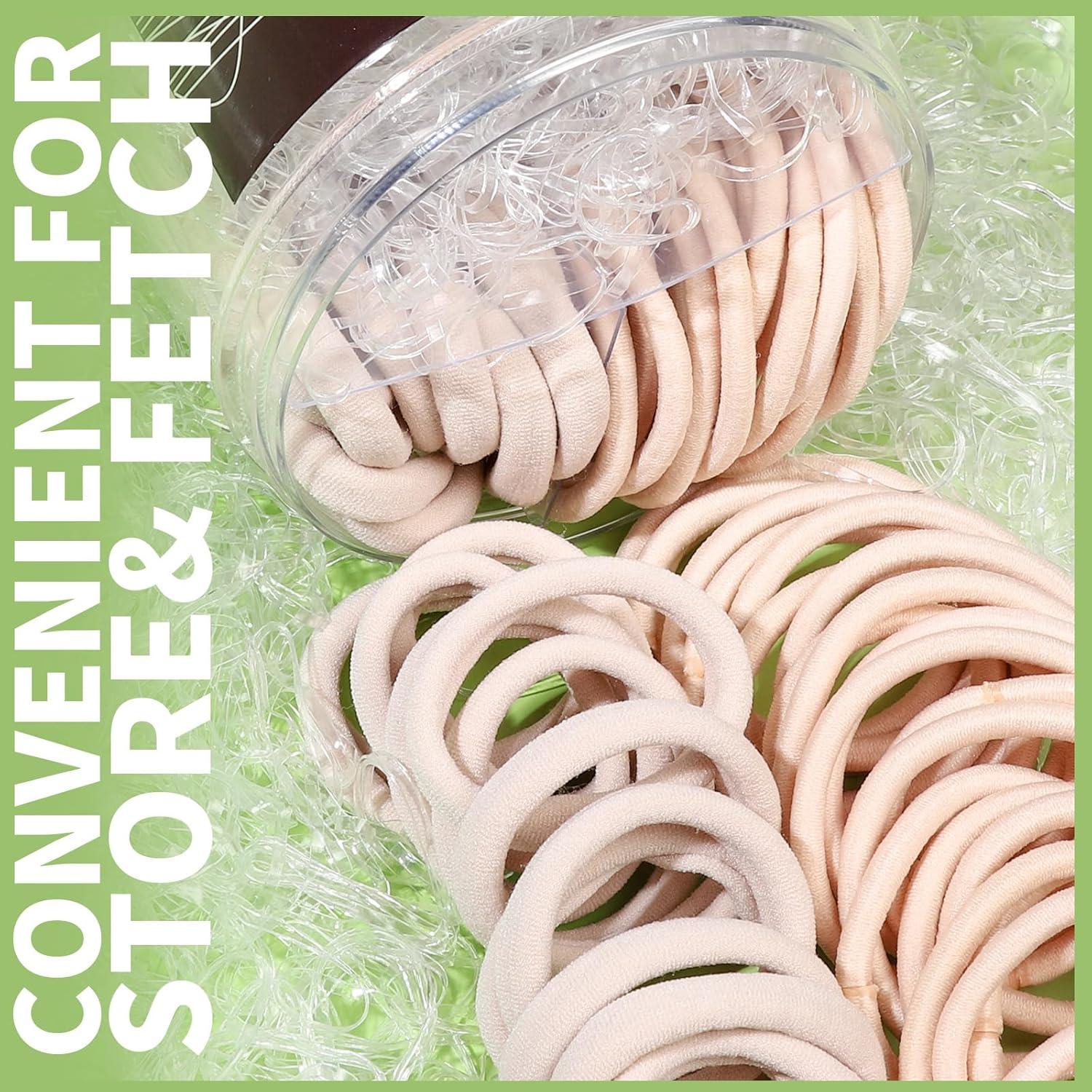 Kit de Accesorios para el Cabello Teenitor 600 Piezas Beige