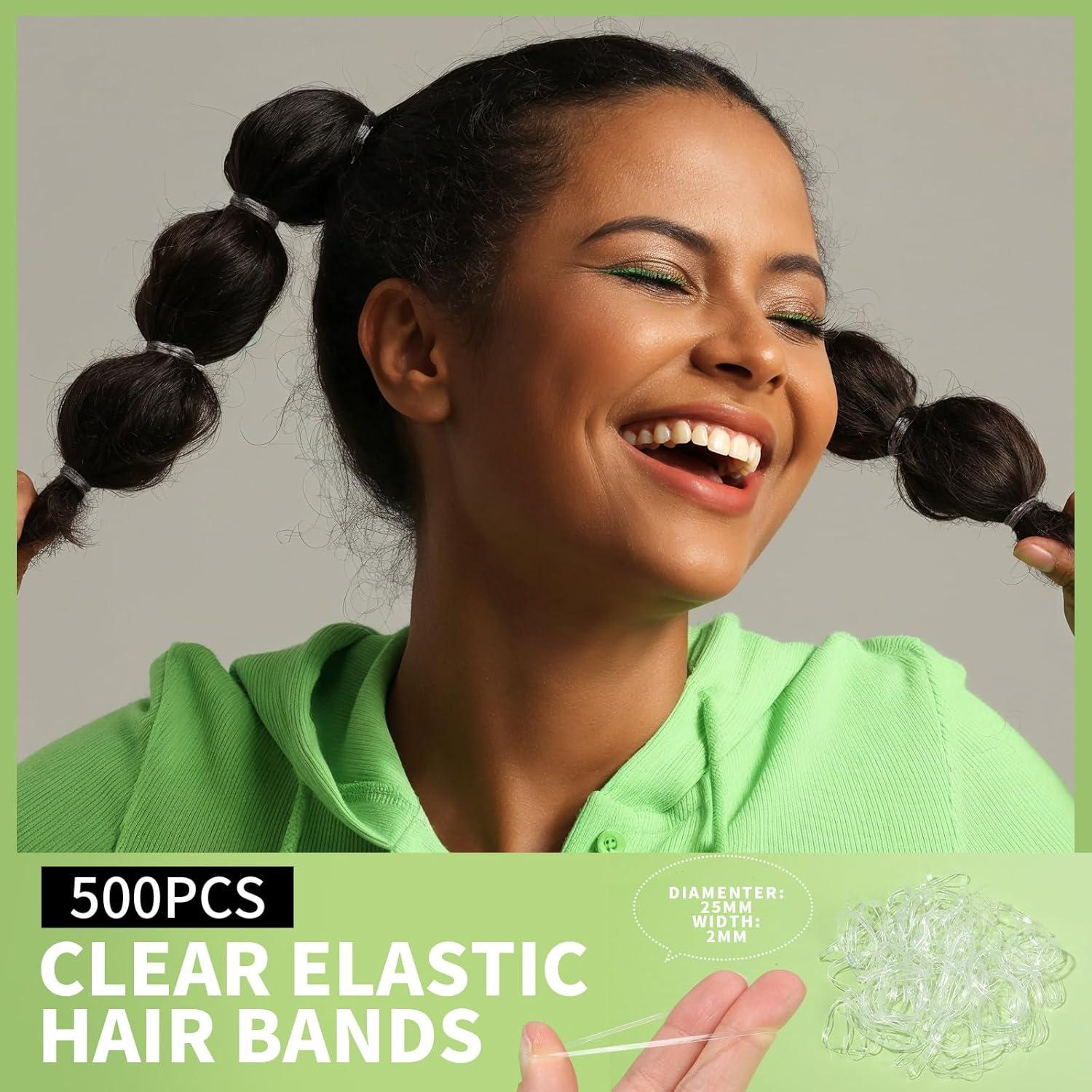 Kit de Accesorios para el Cabello Teenitor 600 Piezas Beige