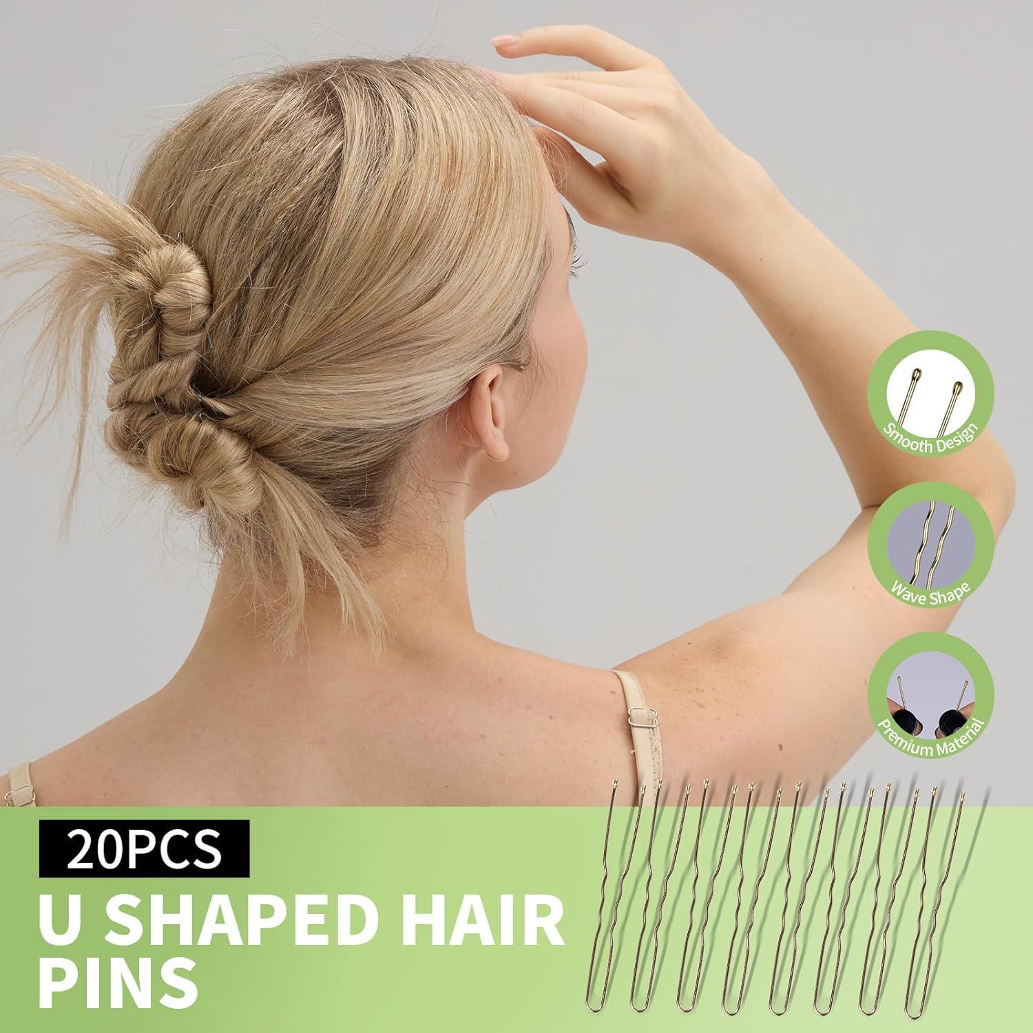 Kit de Accesorios para el Cabello Teenitor 600 Piezas Beige