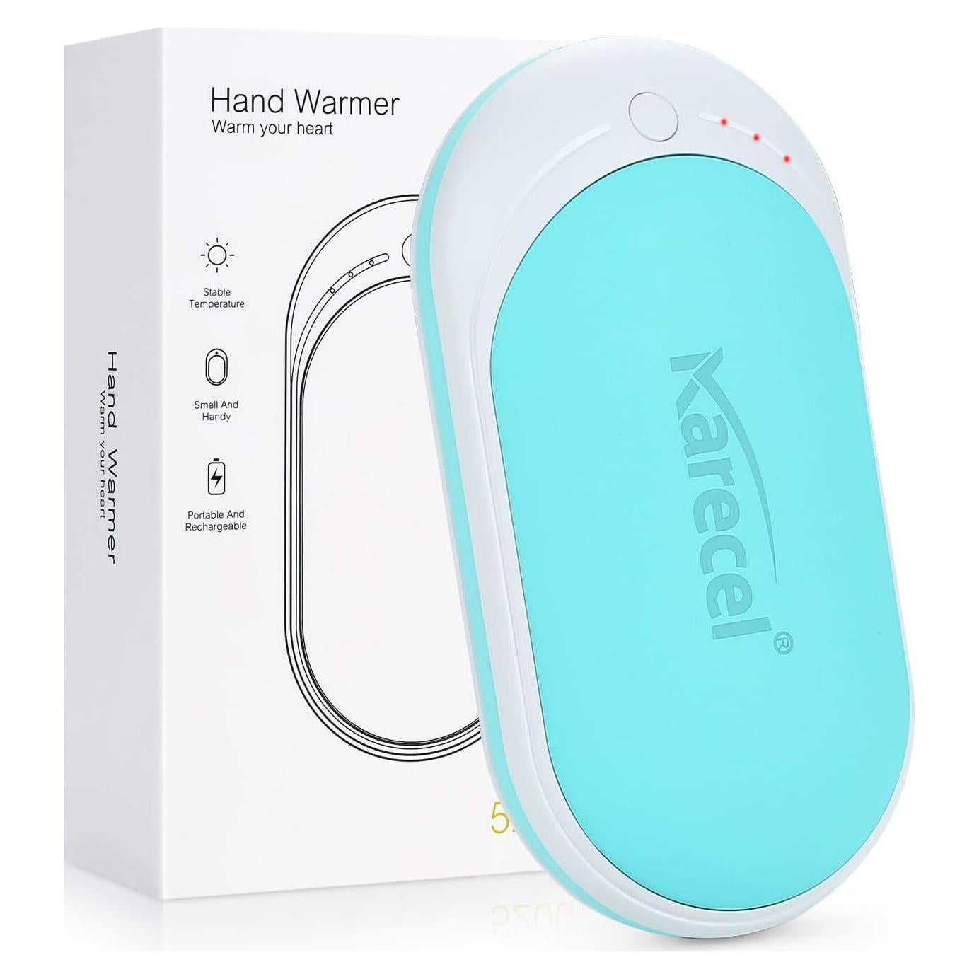 Calentador de Manos Recargable Karecel 5200mAh Doble Cara