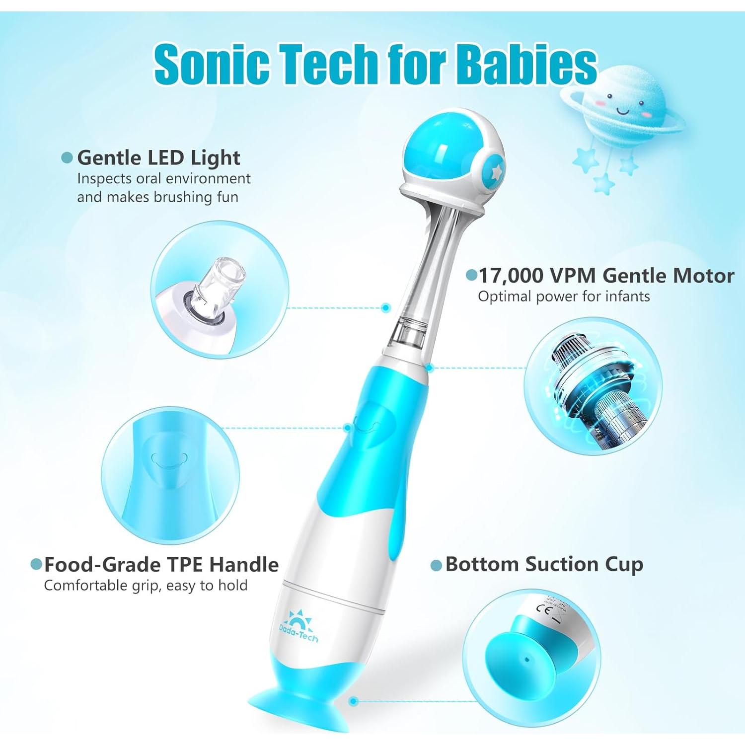 Cepillo de Dientes Eléctrico DADA-TECH para Niños 0-3 Años