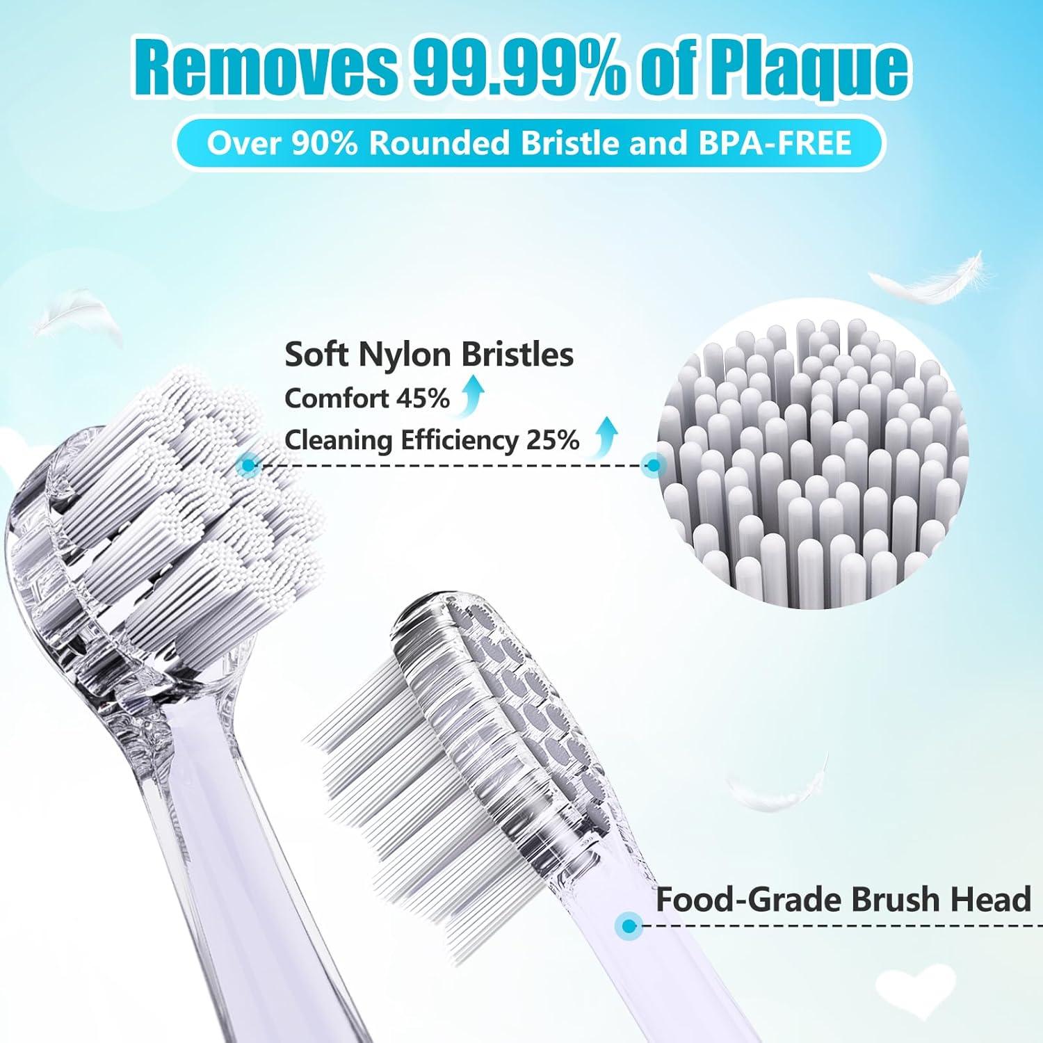 Cepillo de Dientes Eléctrico DADA-TECH para Niños 0-3 Años