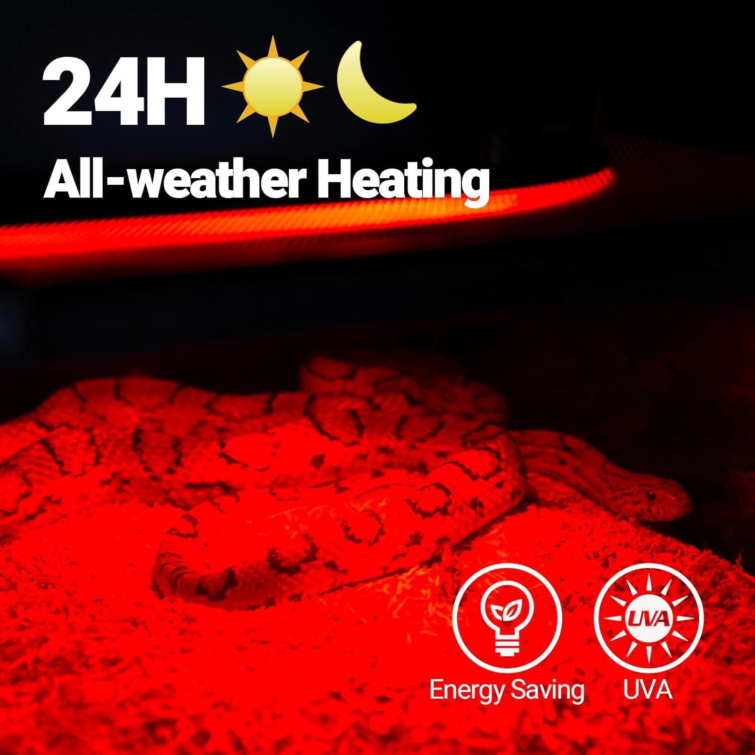 Lámpara de Calor Infrarroja REPTI ZOO 50W para Reptiles y Aves