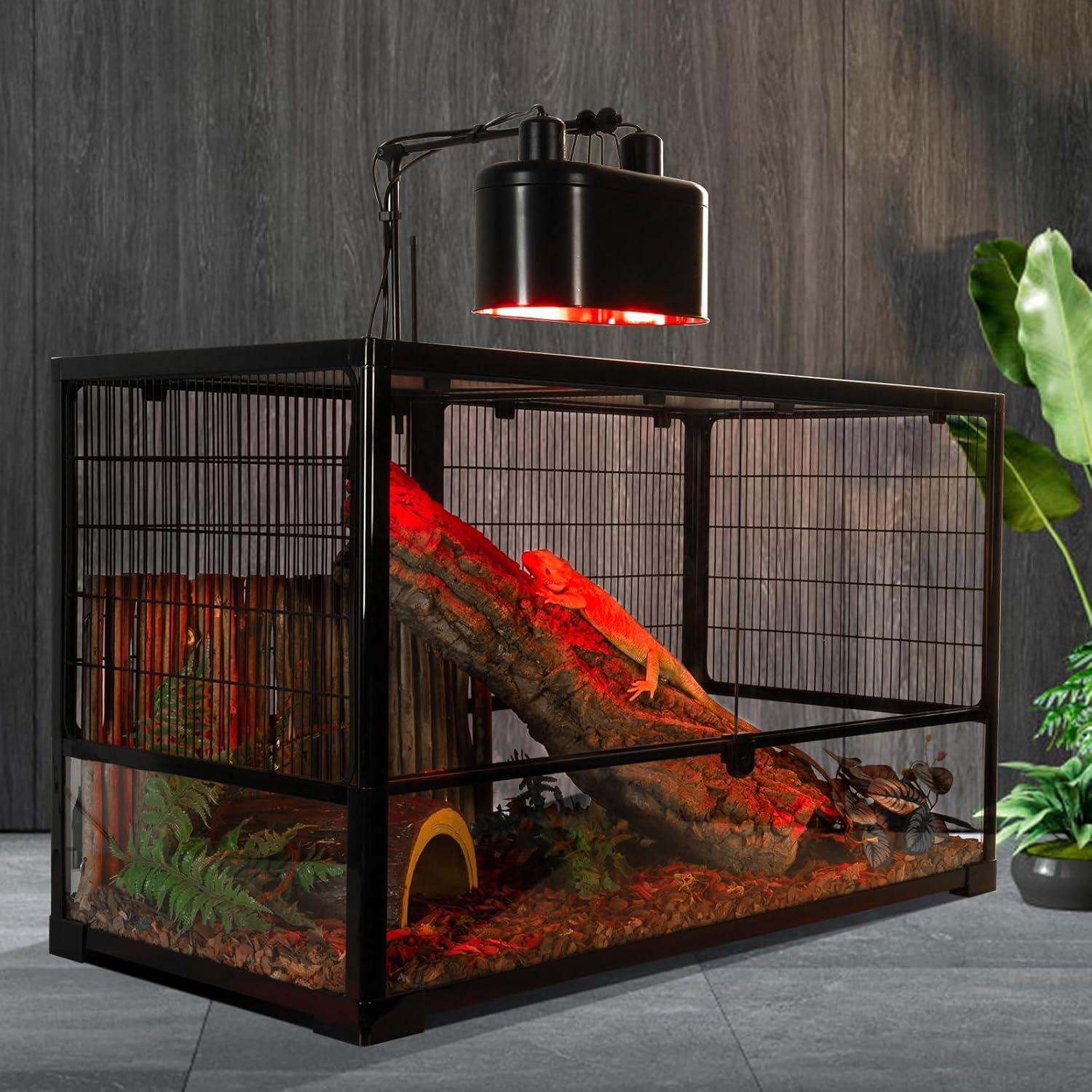 Lámpara de Calor Infrarroja REPTI ZOO 50W para Reptiles y Aves