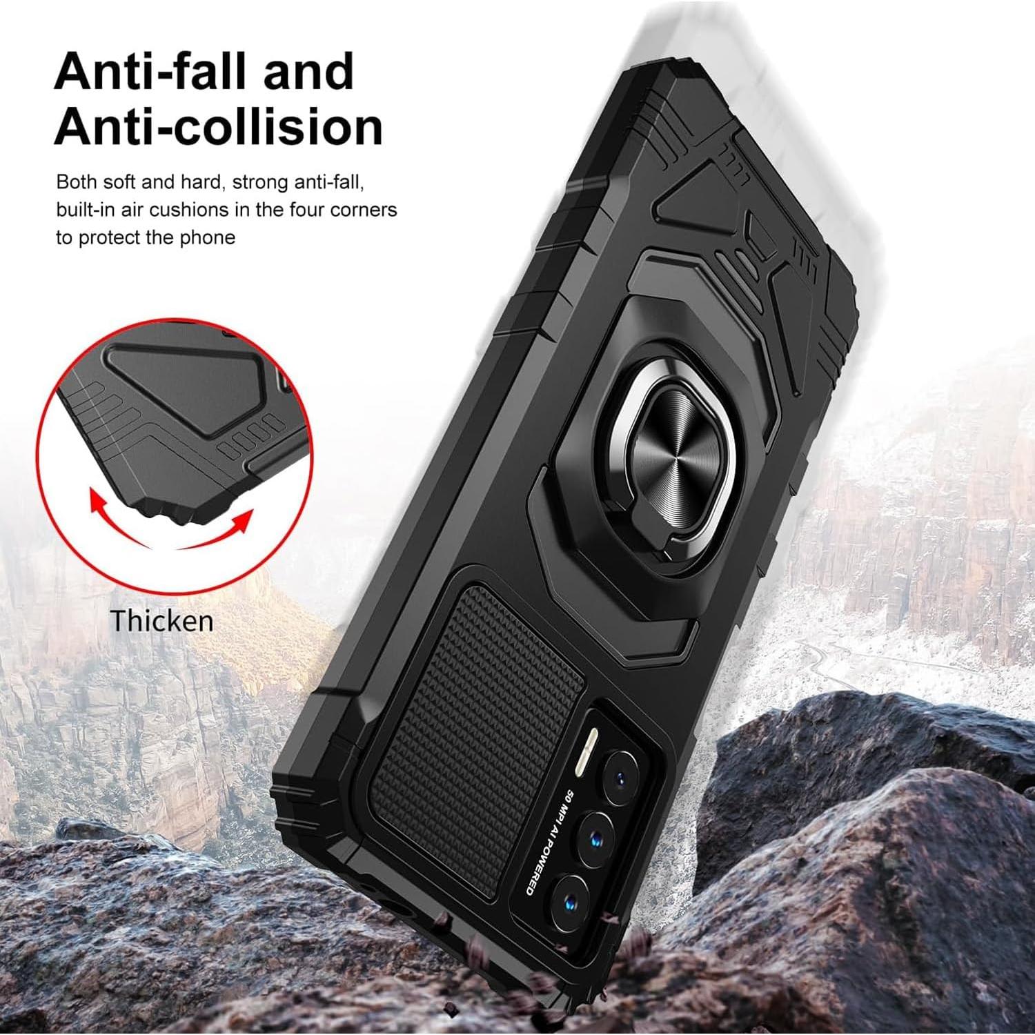 Funda TJS para Cricket Outlast y AT&T Jetmore con soporte