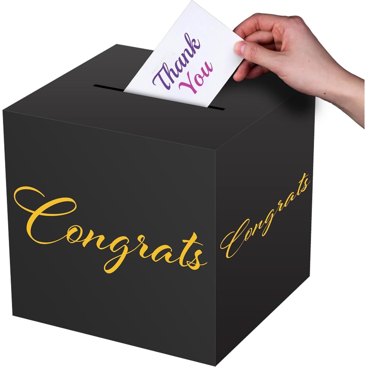 Caja de Tarjetas Beistle 22.86 cm para Eventos - Bodas, Cumpleaños