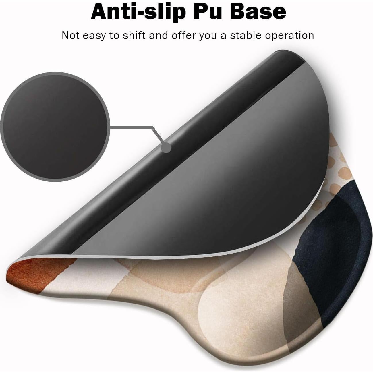 Alfombrilla de Ratón Ergonómica DOOKE con Soporte para Muñeca