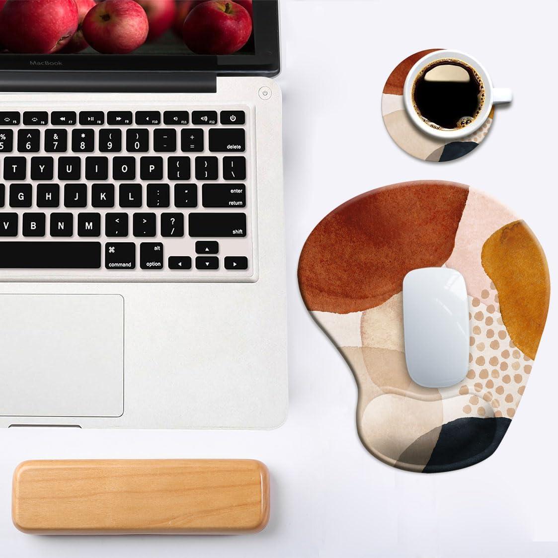 Alfombrilla de Ratón Ergonómica DOOKE con Soporte para Muñeca