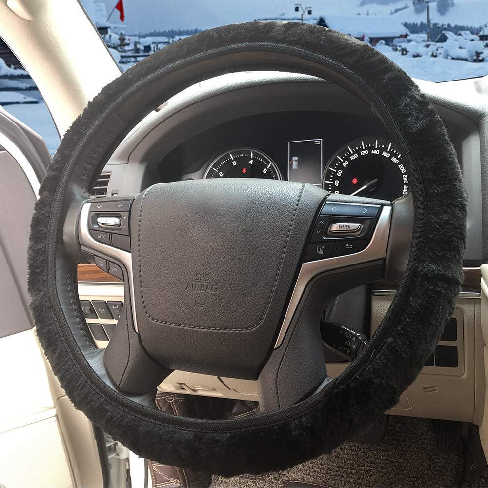 Cubierta de Volante ZHOL Universal 38 cm Piel Suave Antideslizante