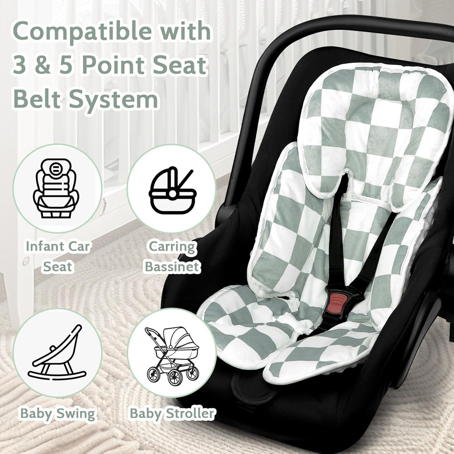 Inserto para Asiento de Auto DILIMI para Bebés Ajustable 2-en-1