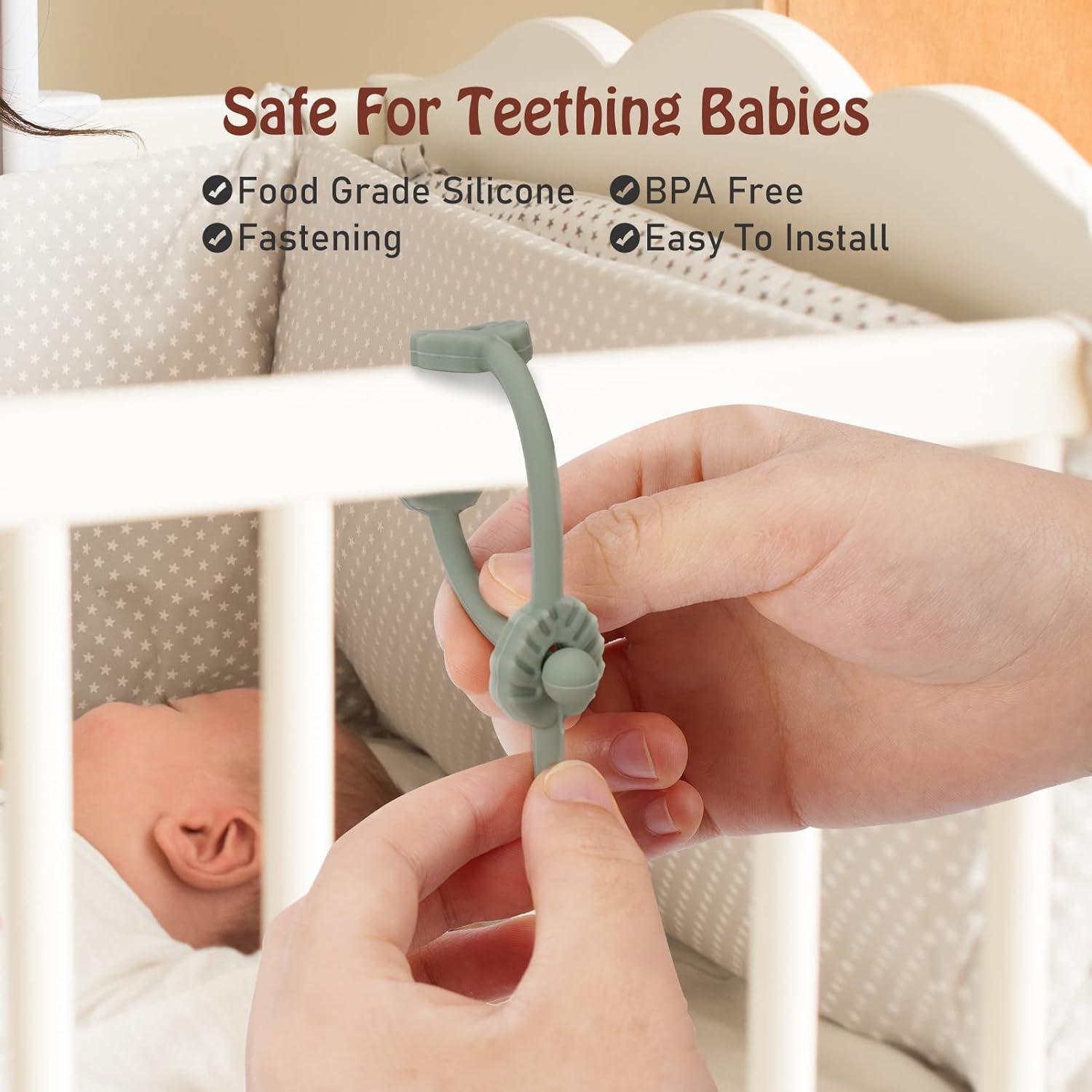 Correas de Silicona Ajustables para Juguetes Bebé Ether+Sage