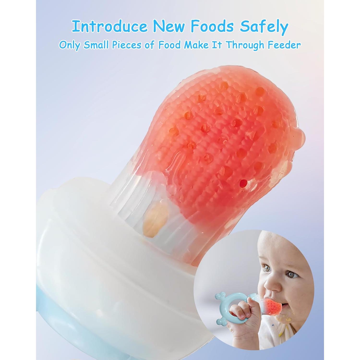 Extractor de Comida para Bebés 2 Pack Silicona Grado Alimenticio