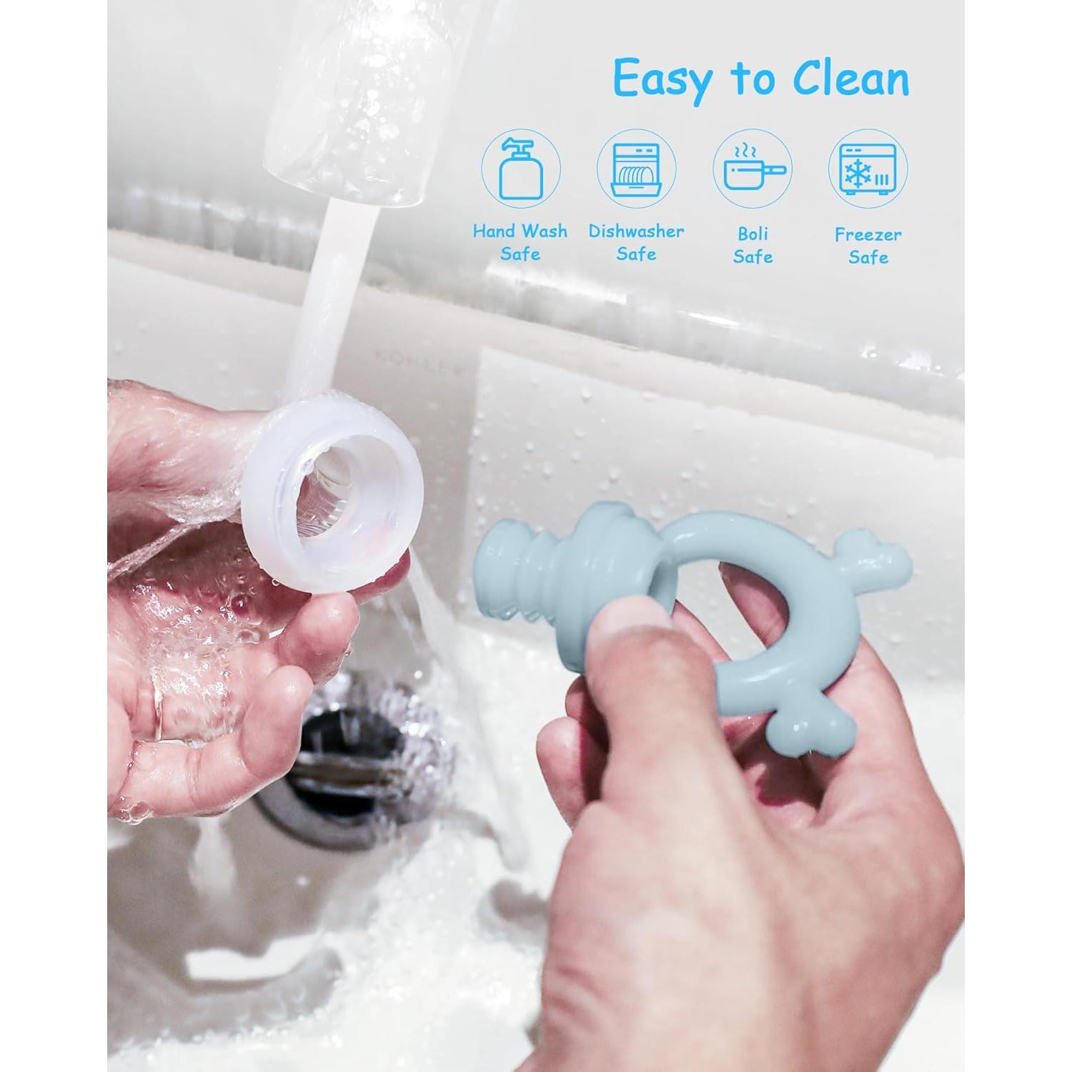 Extractor de Comida para Bebés 2 Pack Silicona Grado Alimenticio