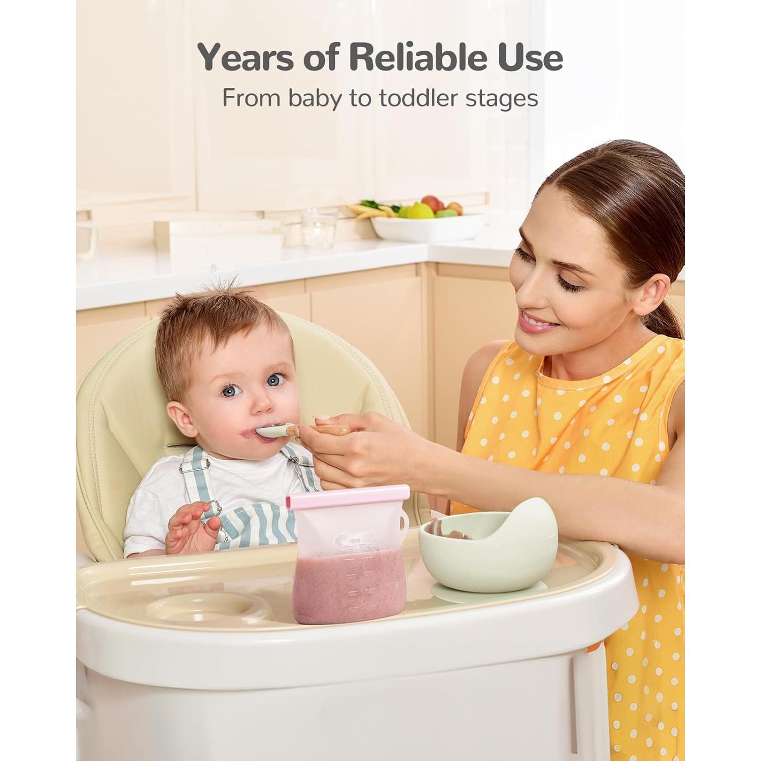 Bolsas Reutilizables JellyRuru para Almacenamiento de Leche 250ml