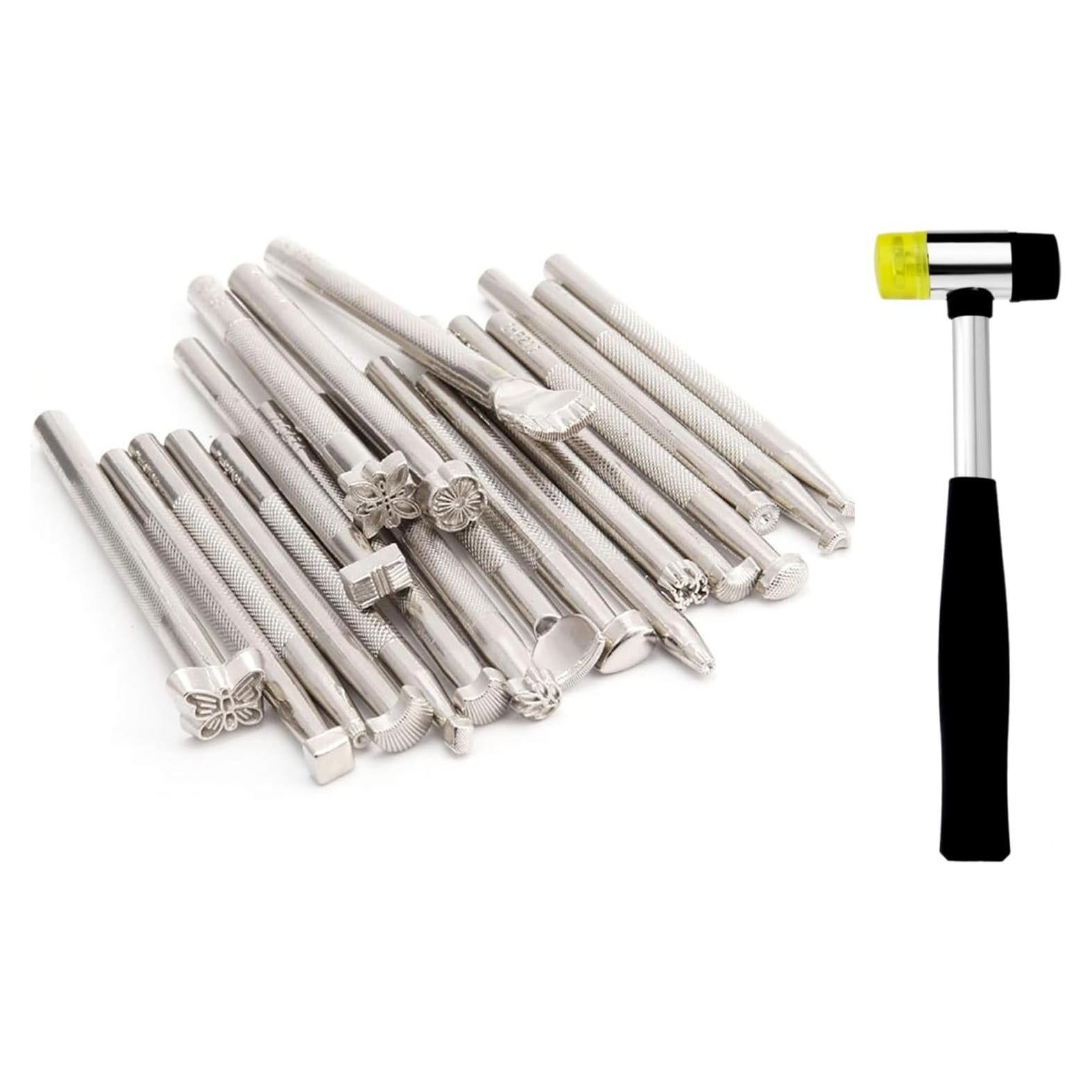 Juego de Herramientas de Estampado de Cuero Houlibify 21 PCS