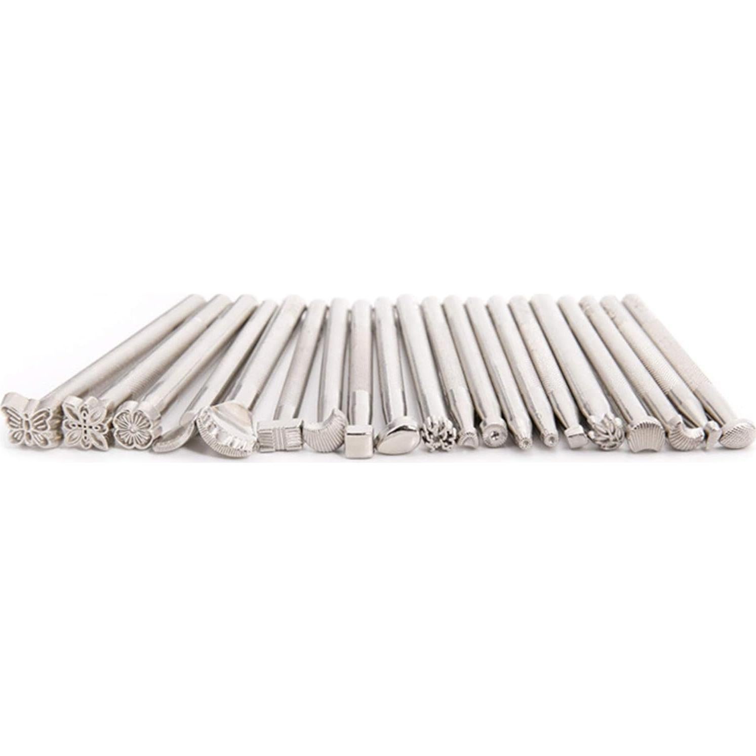 Juego de Herramientas de Estampado de Cuero Houlibify 21 PCS
