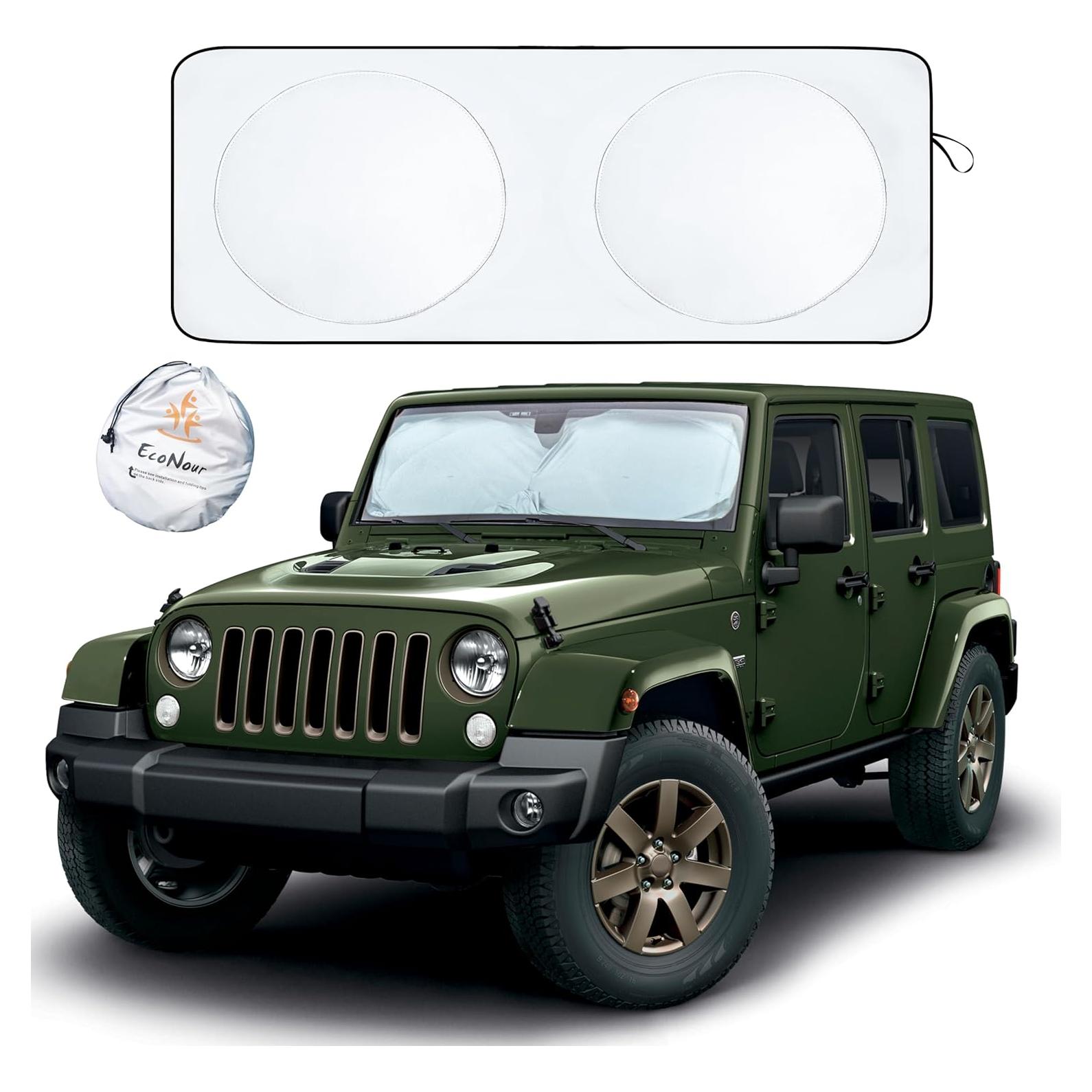 Parasol de Parabrisas EcoNour para Jeep Wrangler X-Pequeño