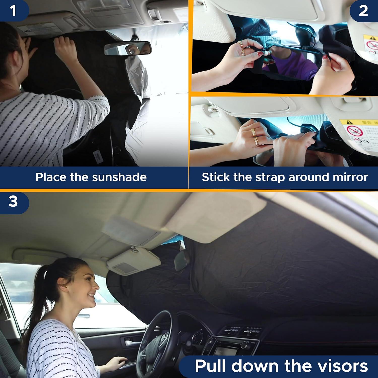 Parasol de Parabrisas EcoNour para Jeep Wrangler X-Pequeño