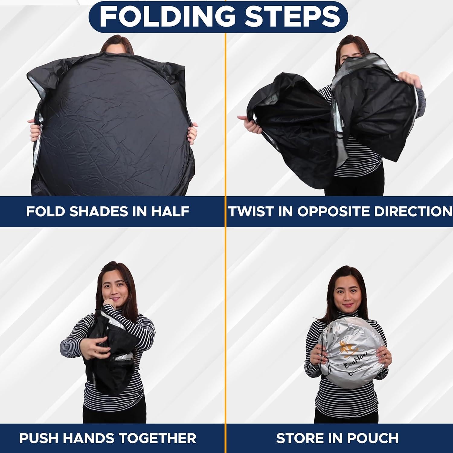 Parasol de Parabrisas EcoNour para Jeep Wrangler X-Pequeño