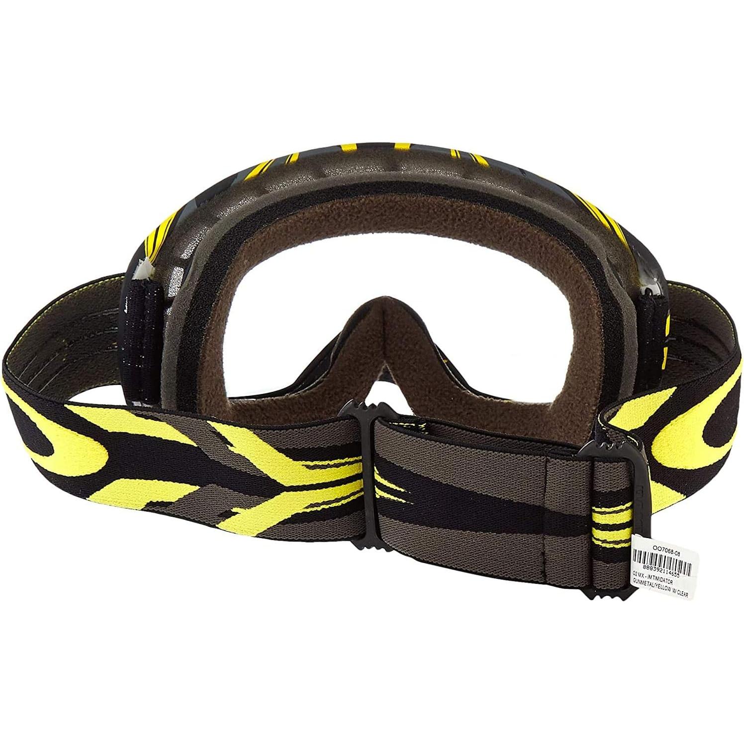 Gafas de Nieve Oakley O2 MX Hombre Intimidator Gunmetal Lente Clara