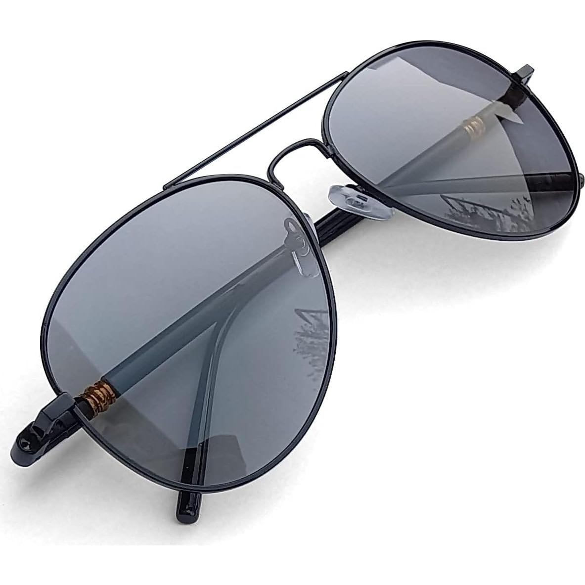 Gafas de sol aviador polarizadas metal premium UV400