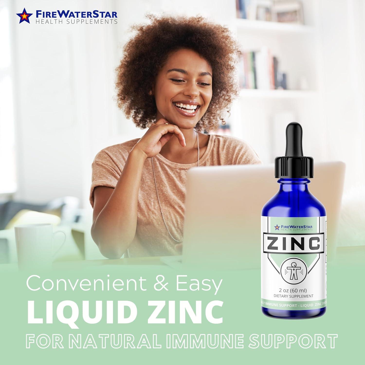Suplemento Líquido de Zinc FWS 60 ml - Orgánico Vegano